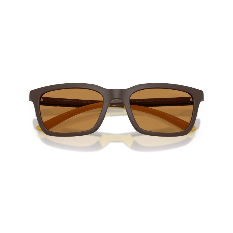 OCCHIALE DA SOLE UOMO | EMPORIO ARMANI EA 4249U - 625893 MARRONE OPACO - CALIBRO 55