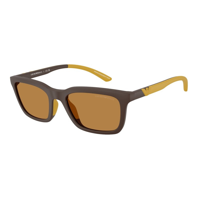 OCCHIALE DA SOLE UOMO | EMPORIO ARMANI EA 4249U - 625893 MARRONE OPACO - CALIBRO 55