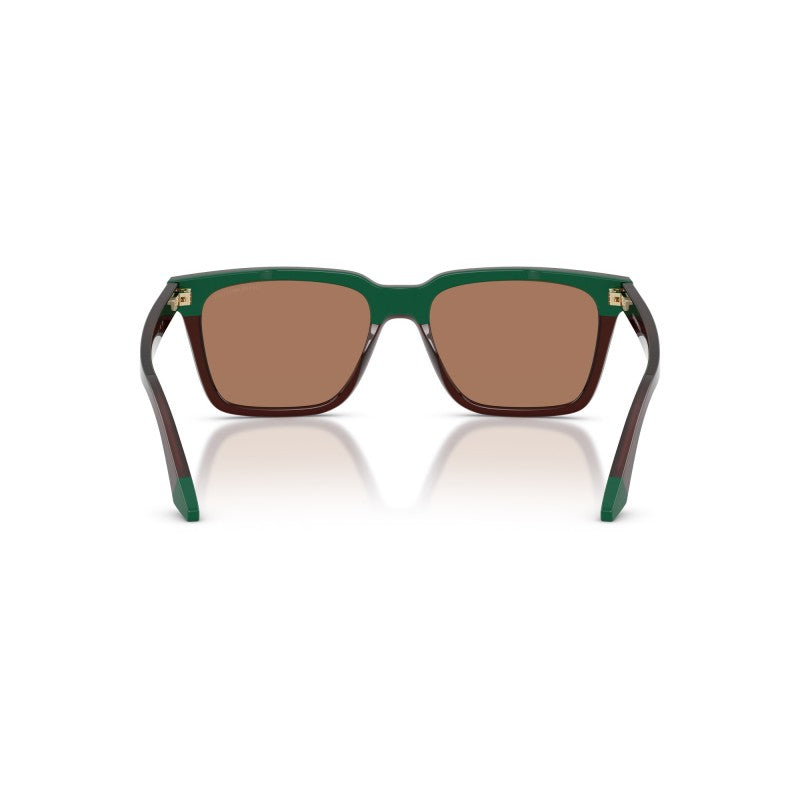 OCCHIALE DA SOLE UOMO | EMPORIO ARMANI EA 4260 - 631573 MARRONE OPALINO/VERDE - CALIBRO 55
