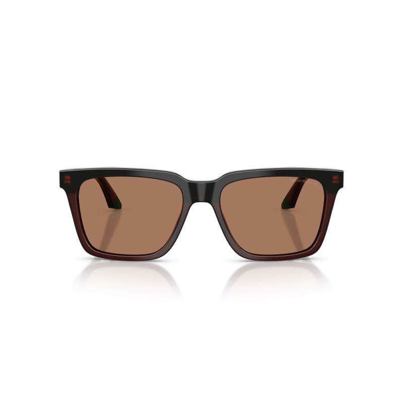 OCCHIALE DA SOLE UOMO | EMPORIO ARMANI EA 4260 - 631573 MARRONE OPALINO/VERDE - CALIBRO 55