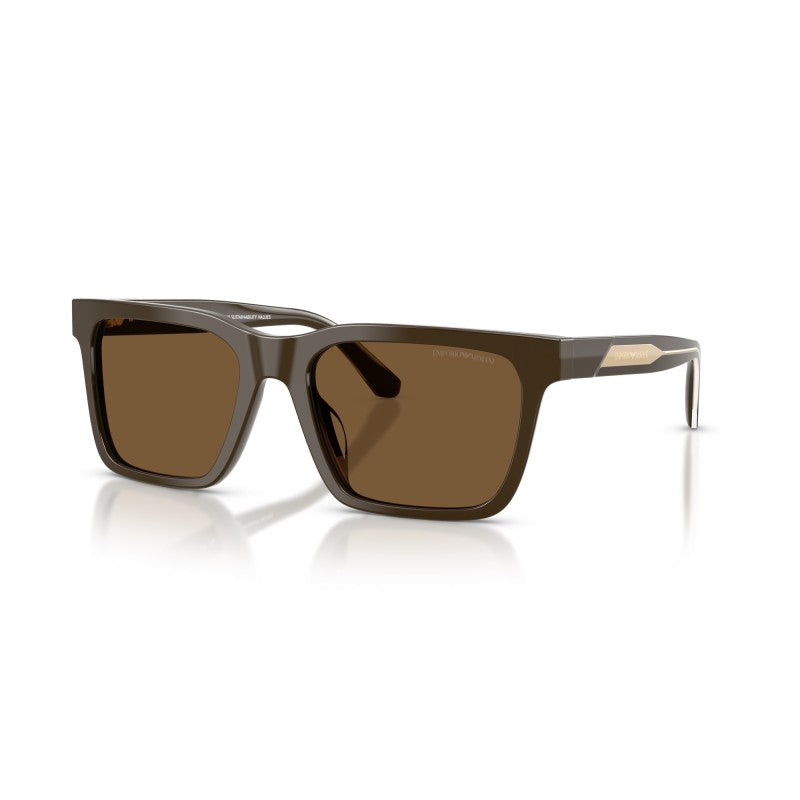 OCCHIALE DA SOLE UOMO | EMPORIO ARMANI EA 4262U - 630773 MARRONE LUCIDO - CALIBRO 57