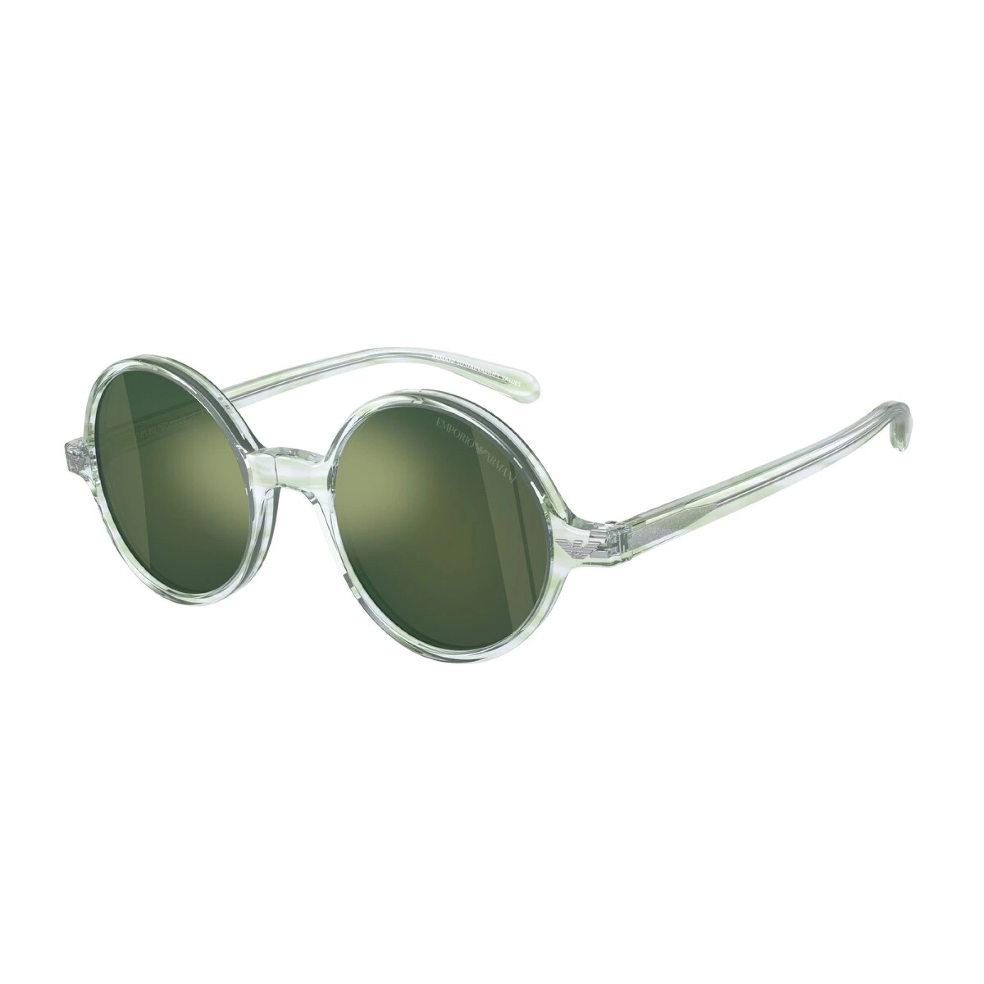 EMPORIO ARMANI EA 501M - 60216R VERDE CRISTALLO RIGATO | OCCHIALE DA SOLE UOMO | CALIBRO 47