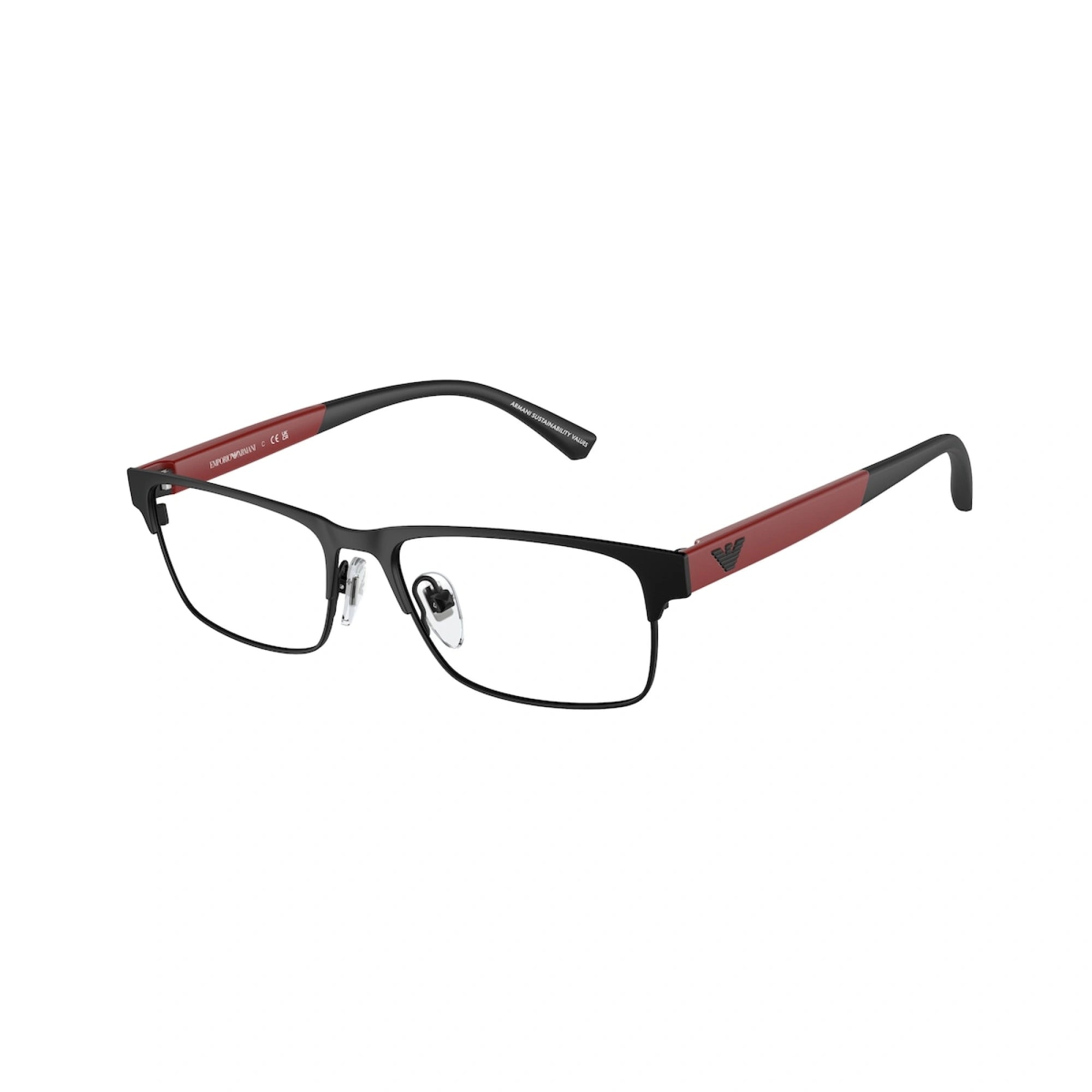 EMPORIO ARMANI EK 1001 - 3001 NERO OPACO | OCCHIALE DA VISTA BAMBINO | CALIBRO 47
