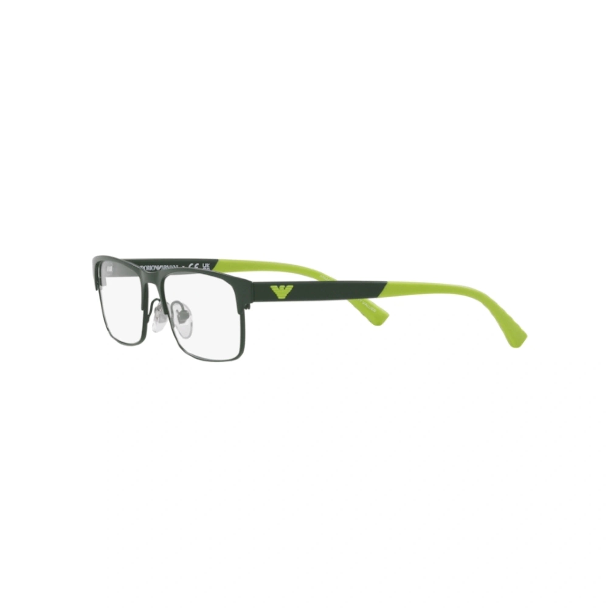 EMPORIO ARMANI EK 1001 - 3017 VERDE OPACO | OCCHIALE DA VISTA BAMBINO | CALIBRO 47