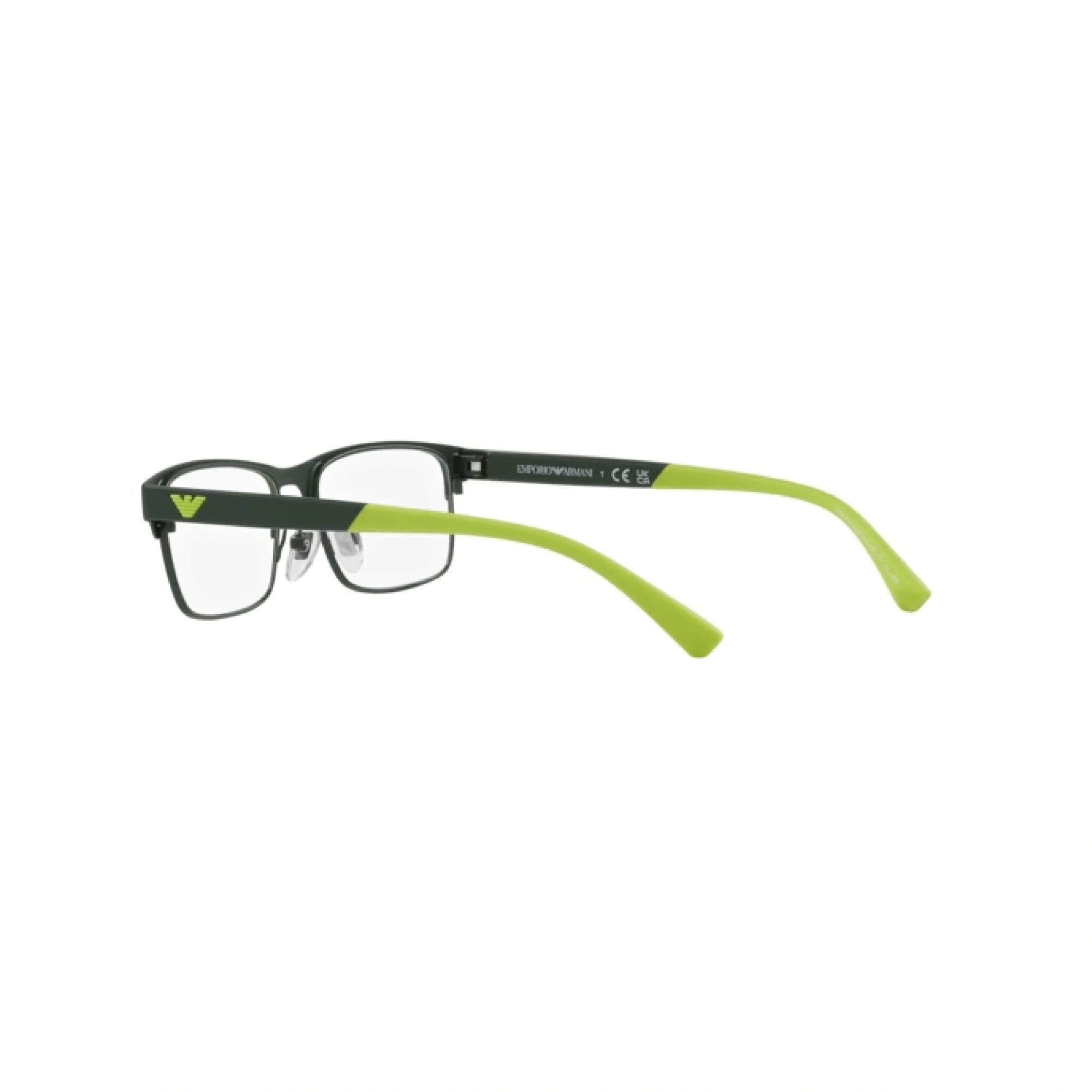 EMPORIO ARMANI EK 1001 - 3017 VERDE OPACO | OCCHIALE DA VISTA BAMBINO | CALIBRO 49
