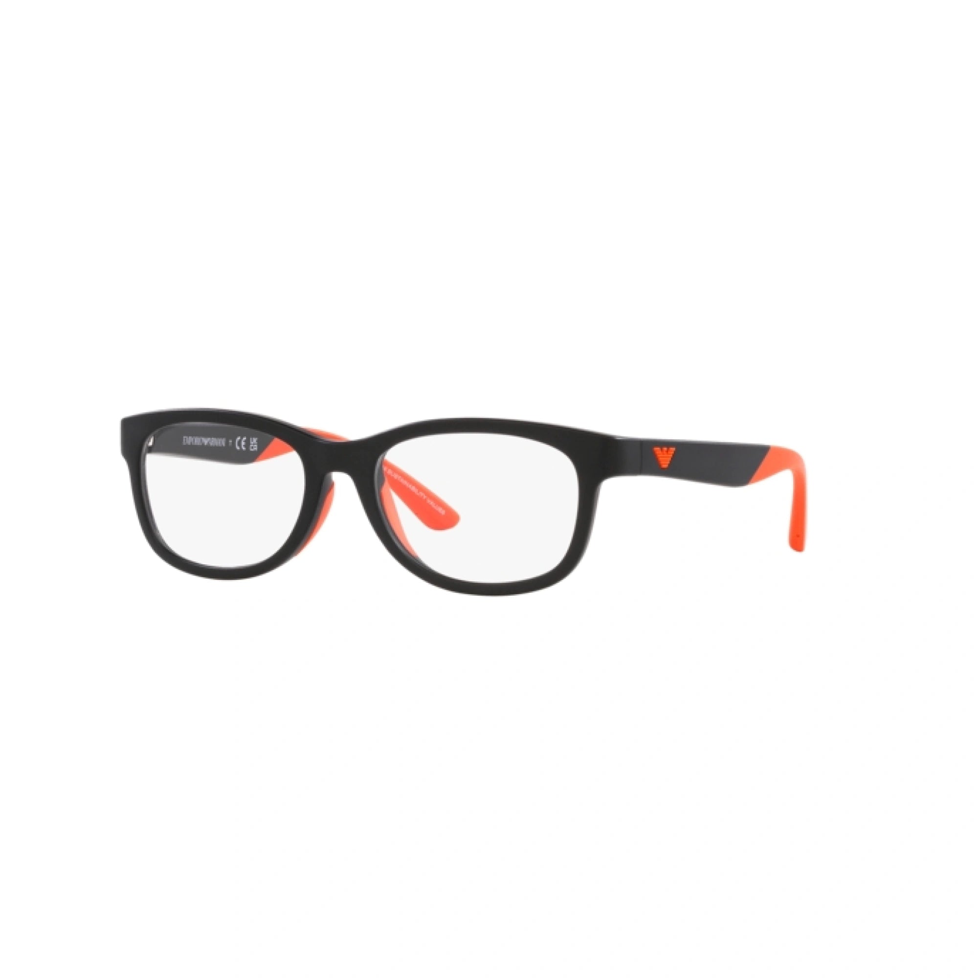 EMPORIO ARMANI EK 3001 - 5001 NERO OPACO | OCCHIALE DA VISTA BAMBINO | CALIBRO 47