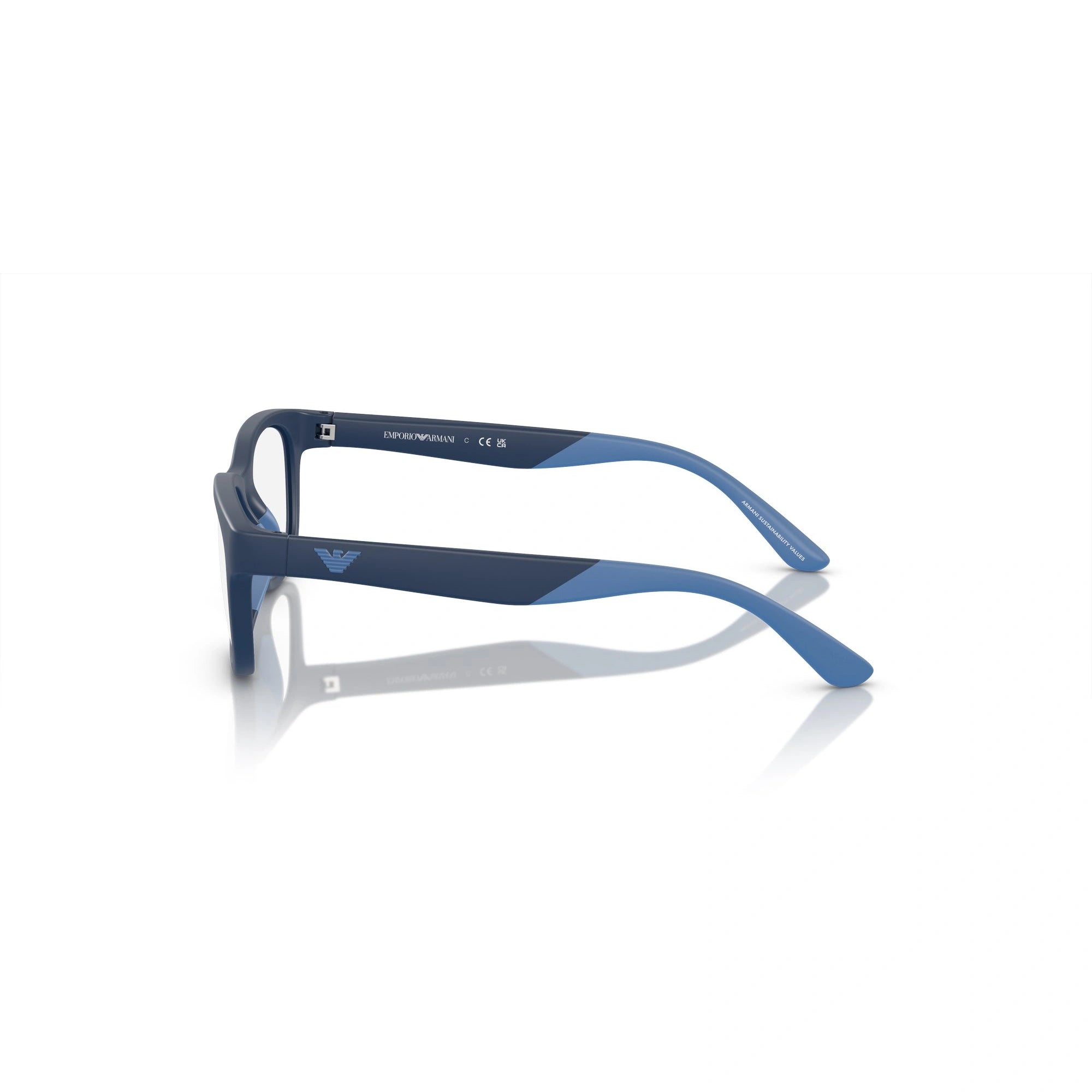 EMPORIO ARMANI EK 3001 - 5759 BLU OPACO | OCCHIALE DA VISTA BAMBINO | CALIBRO 47