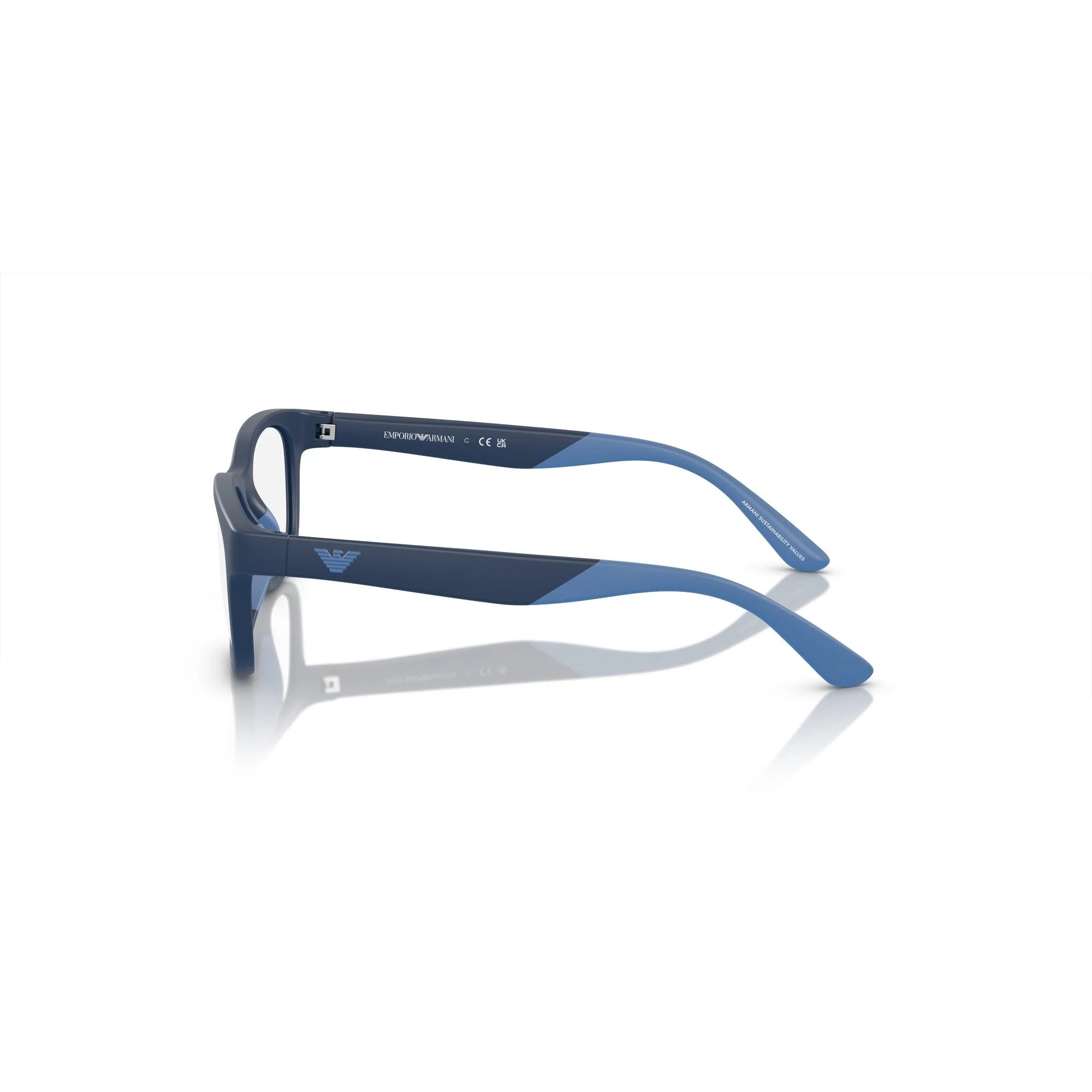 EMPORIO ARMANI EK 3001 - 5759 BLU OPACO | OCCHIALE DA VISTA BAMBINO | CALIBRO 49