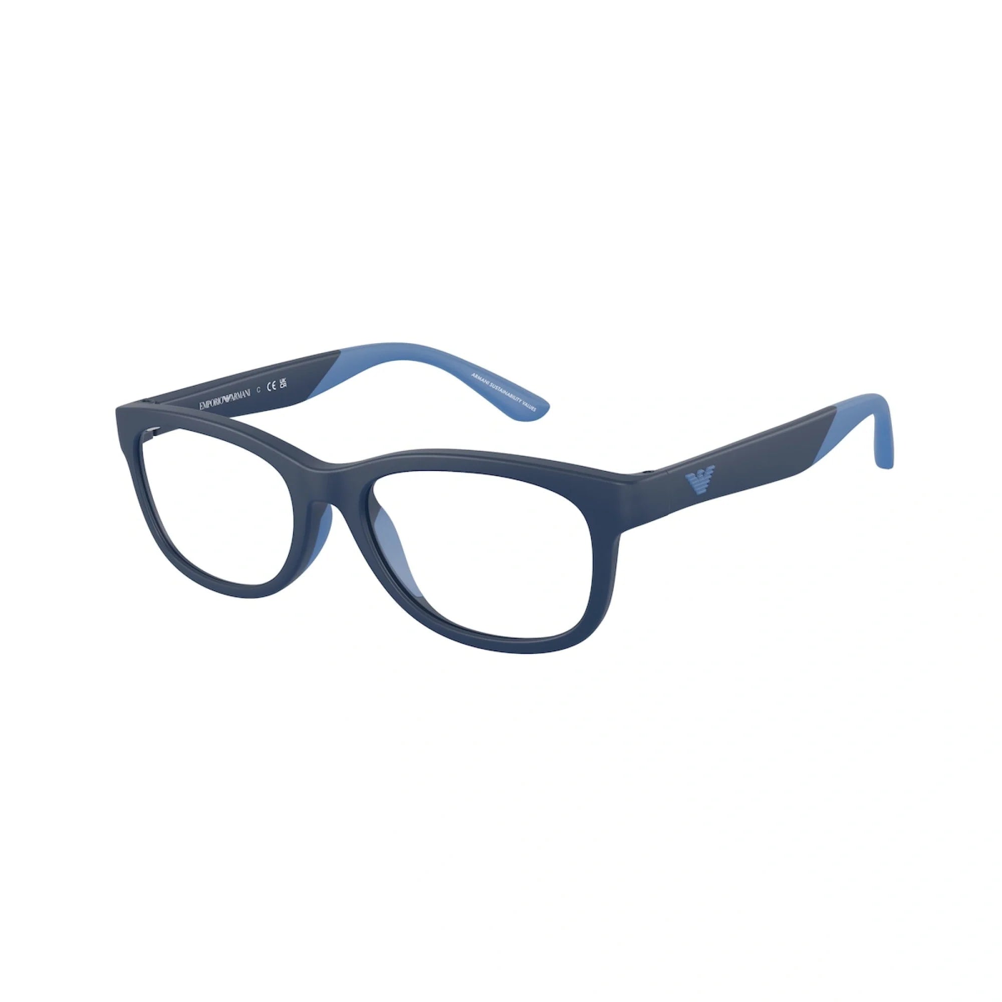EMPORIO ARMANI EK 3001 - 5759 BLU OPACO | OCCHIALE DA VISTA BAMBINO | CALIBRO 49