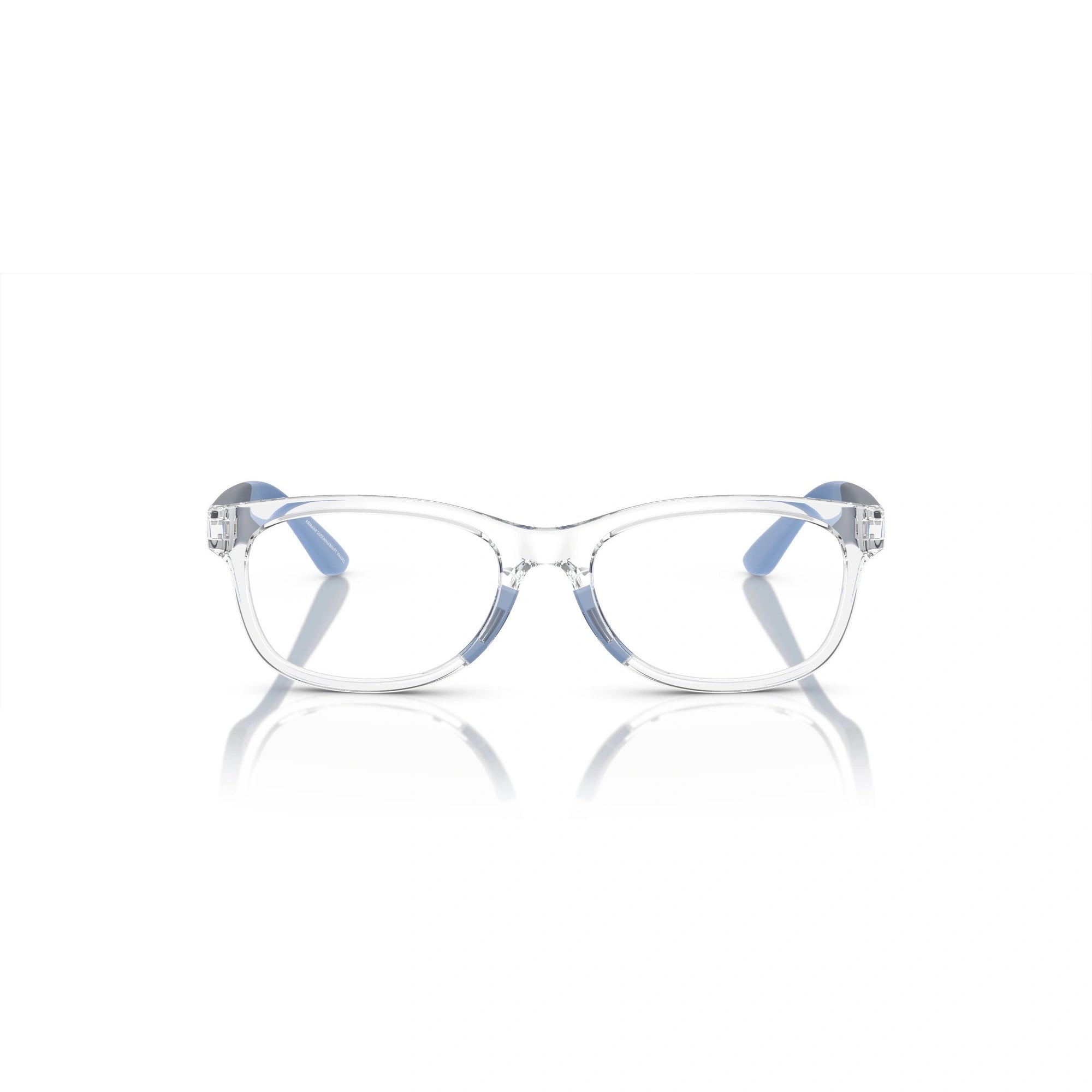 EMPORIO ARMANI EK 3001 - 5893 CRISTALLO LUCIDO | OCCHIALE DA VISTA BAMBINO | CALIBRO 47