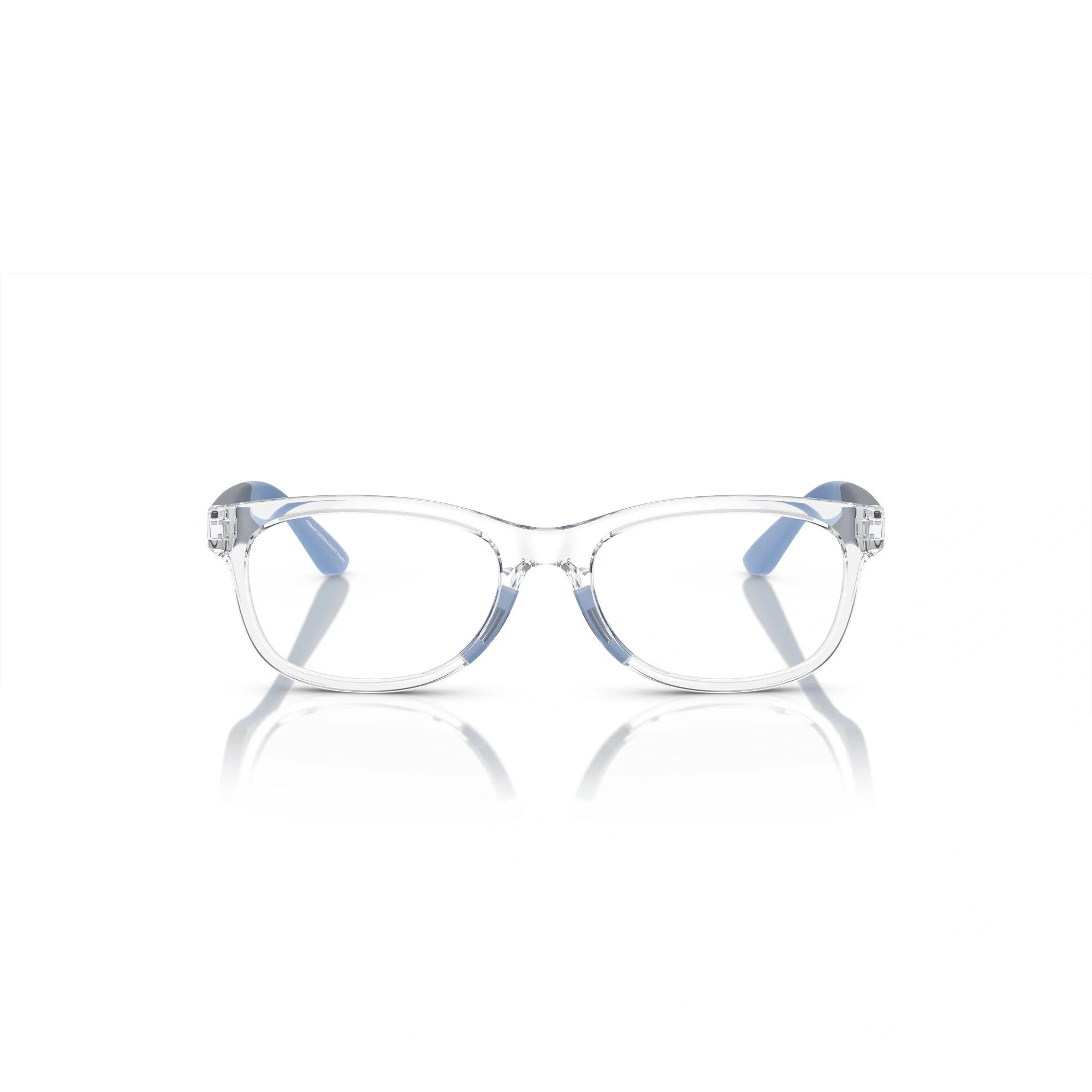 EMPORIO ARMANI EK 3001 - 5893 CRISTALLO LUCIDO | OCCHIALE DA VISTA BAMBINO | CALIBRO 49