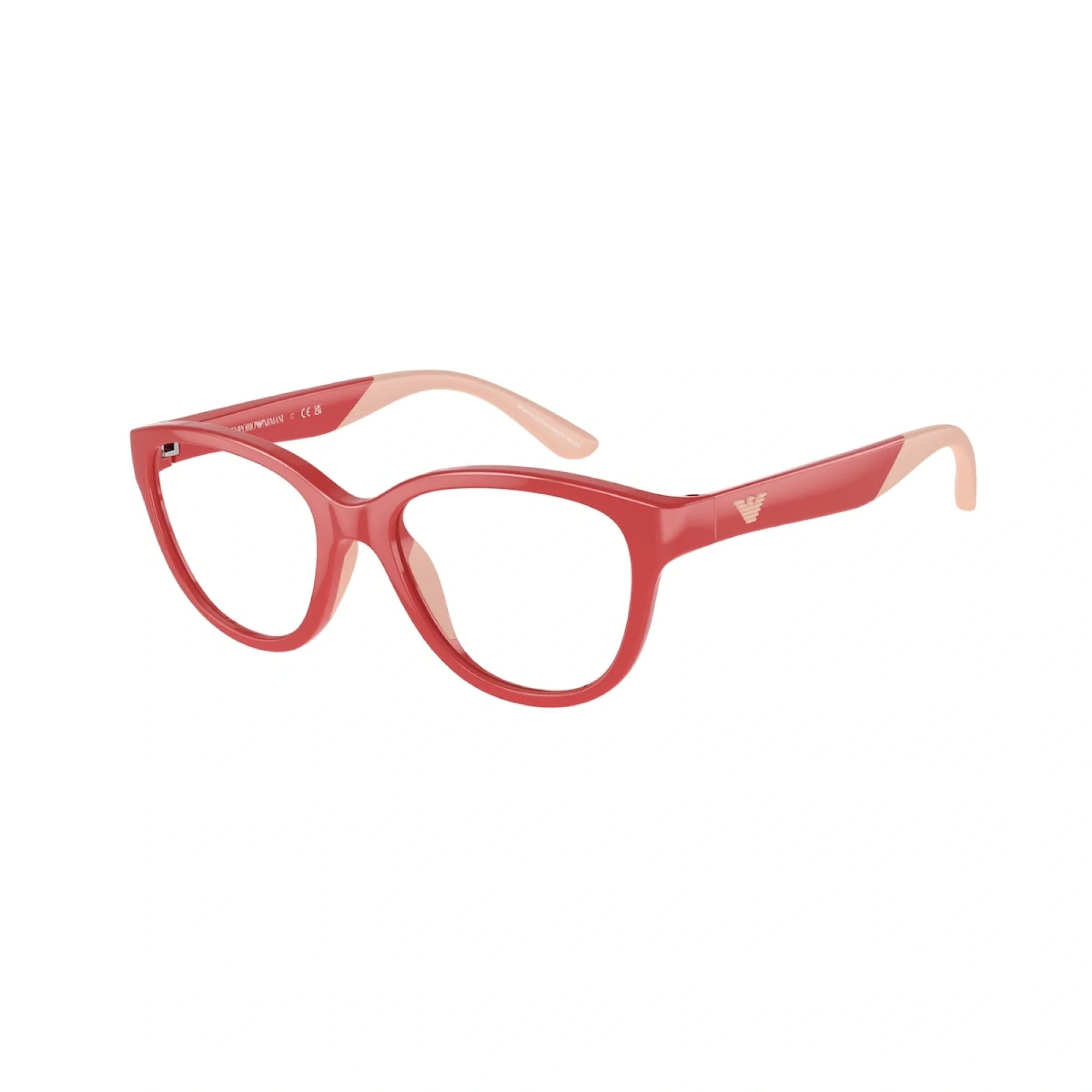 EMPORIO ARMANI EK 3002 - 5380 CORALLO LUCIDO | OCCHIALE DA VISTA BAMBINA | CALIBRO 47