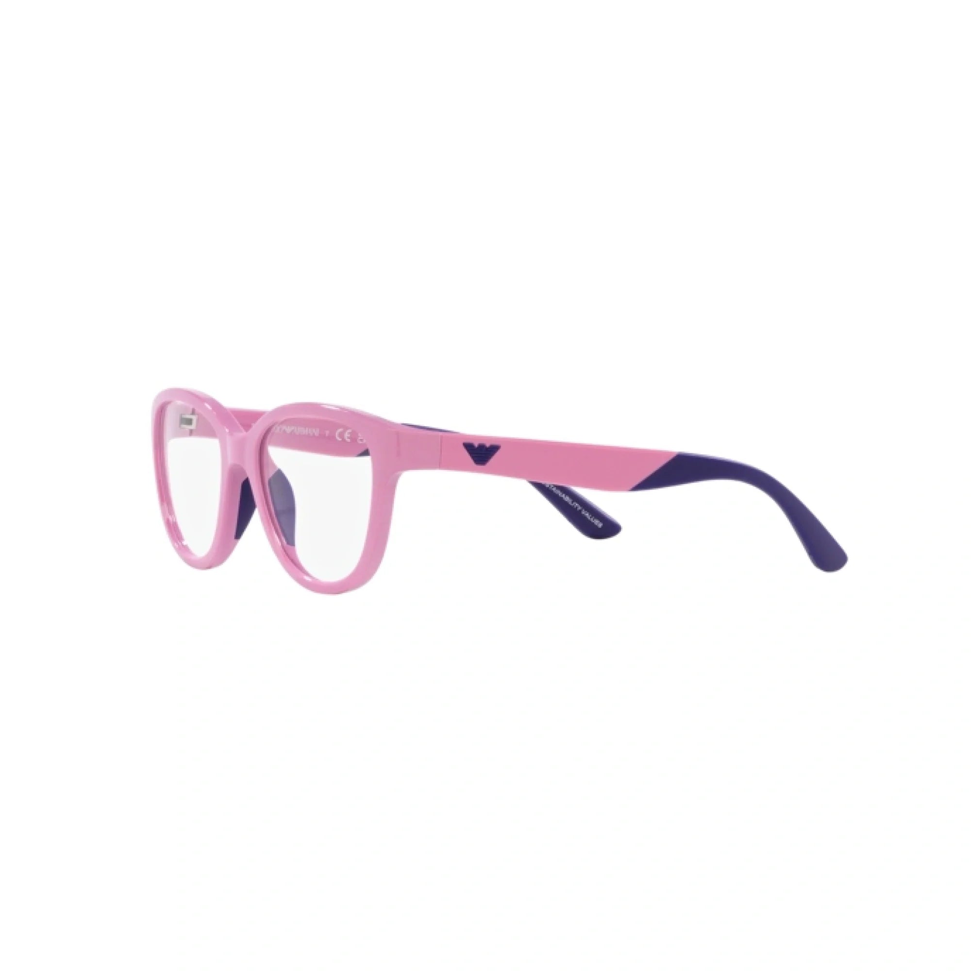 EMPORIO ARMANI EK 3002 - 6016 LILLA LUCIDO | OCCHIALE DA VISTA BAMBINA | CALIBRO 47