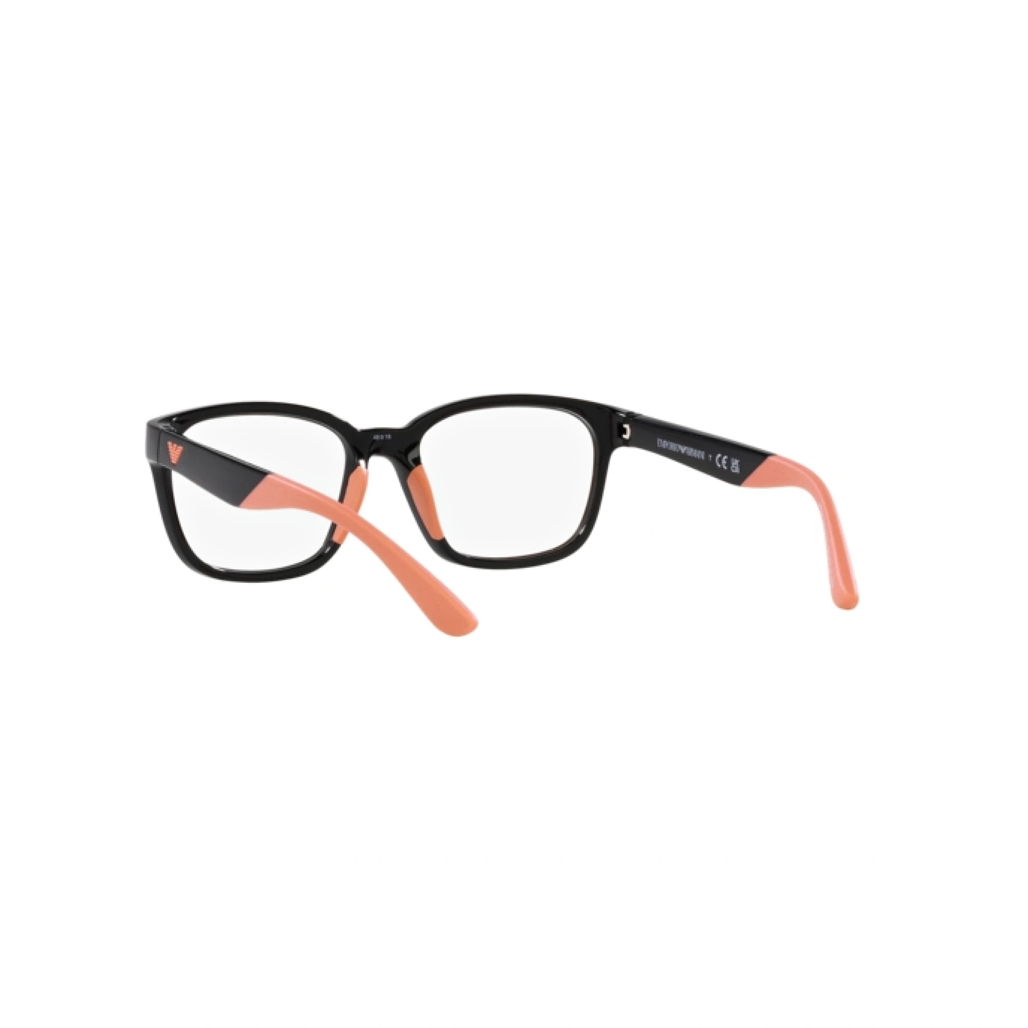 EMPORIO ARMANI EK 3003 - 5017 NERO LUCIDO | OCCHIALE DA VISTA BAMBINA | CALIBRO 47