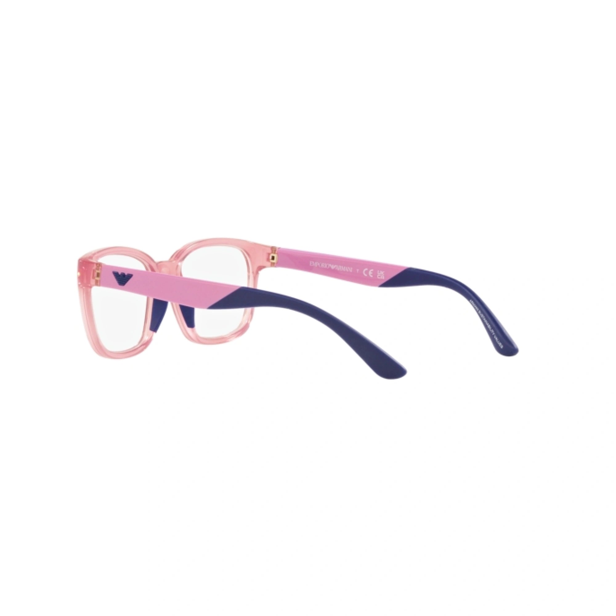 EMPORIO ARMANI EK 3003 - 5376 LILLA TRASPARENTE LUCIDO | OCCHIALE DA VISTA BAMBINA | CALIBRO 47