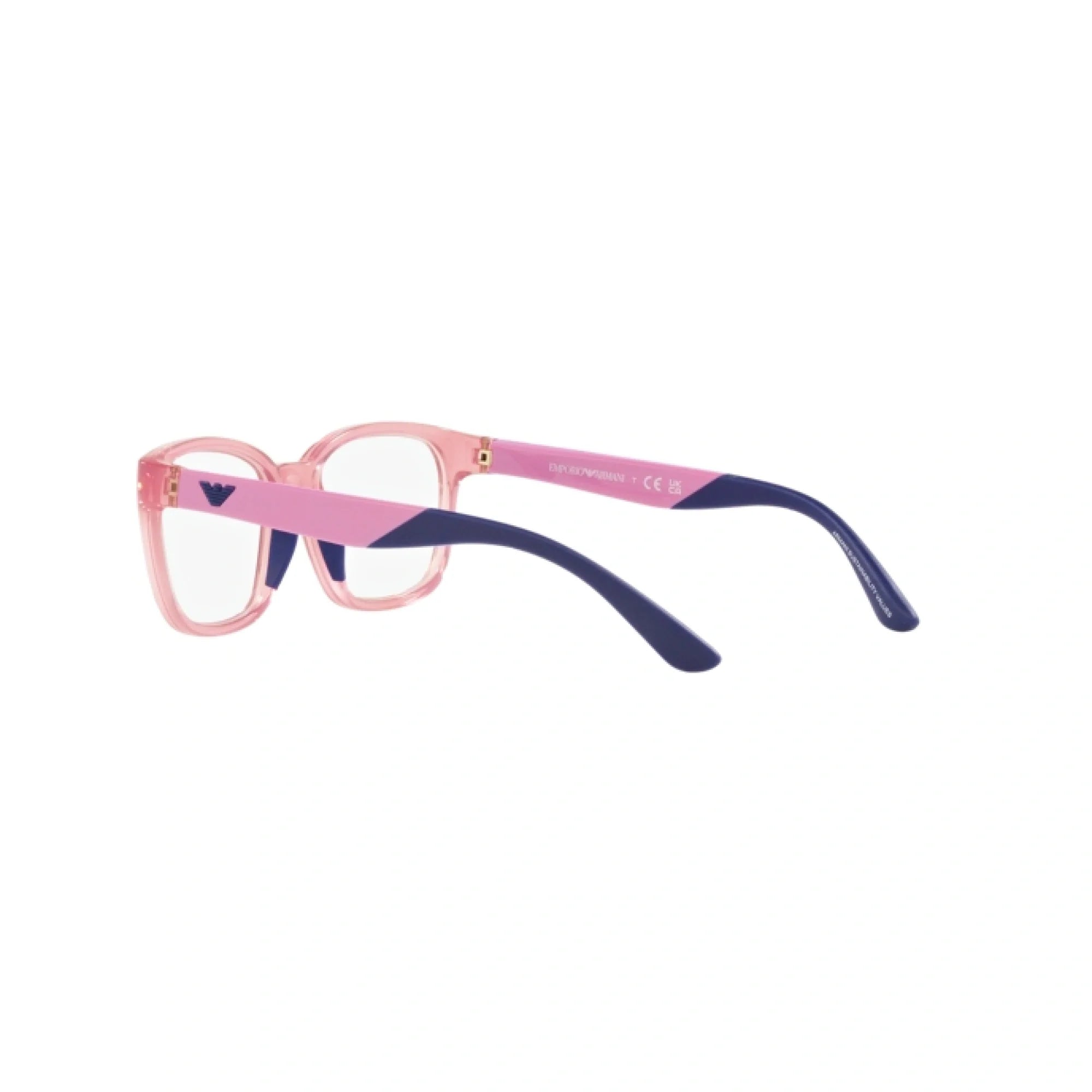 EMPORIO ARMANI EK 3003 - 5376 LILLA TRASPARENTE LUCIDO | OCCHIALE DA VISTA BAMBINA | CALIBRO 49