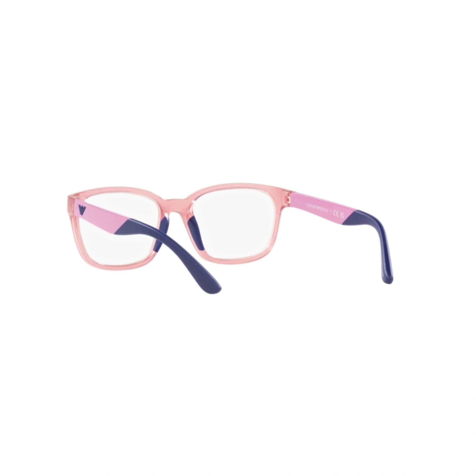 EMPORIO ARMANI EK 3003 - 5376 LILLA TRASPARENTE LUCIDO | OCCHIALE DA VISTA BAMBINA | CALIBRO 49