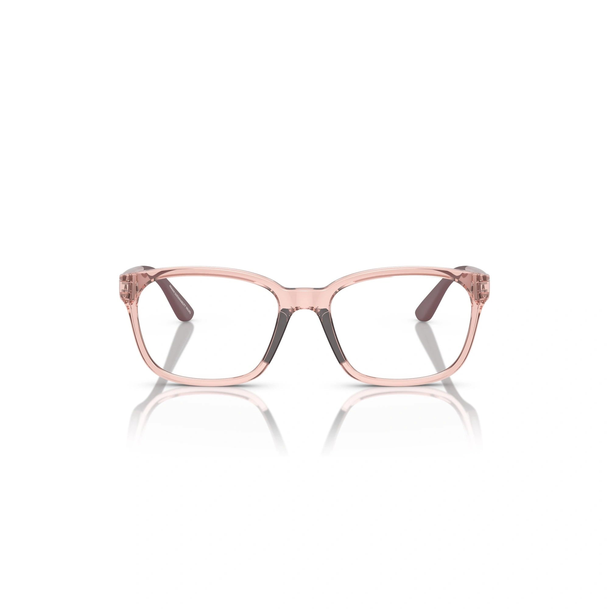 EMPORIO ARMANI EK 3003 - 5544 ROSA TRASPARENTE LUCIDO | OCCHIALE DA VISTA BAMBINA | CALIBRO 47