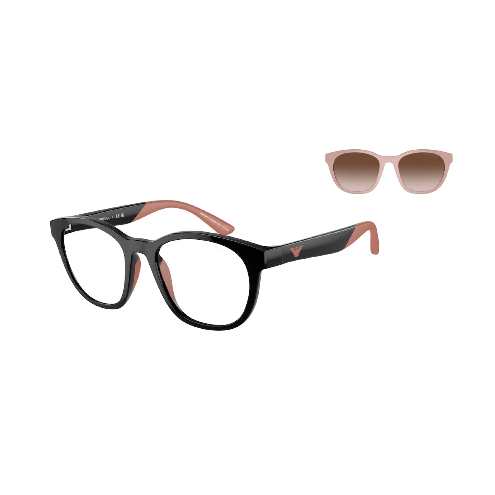 EMPORIO ARMANI EK 4001 - 50171W NERO LUCIDO | OCCHIALE DA SOLE BAMBINO | CALIBRO 47