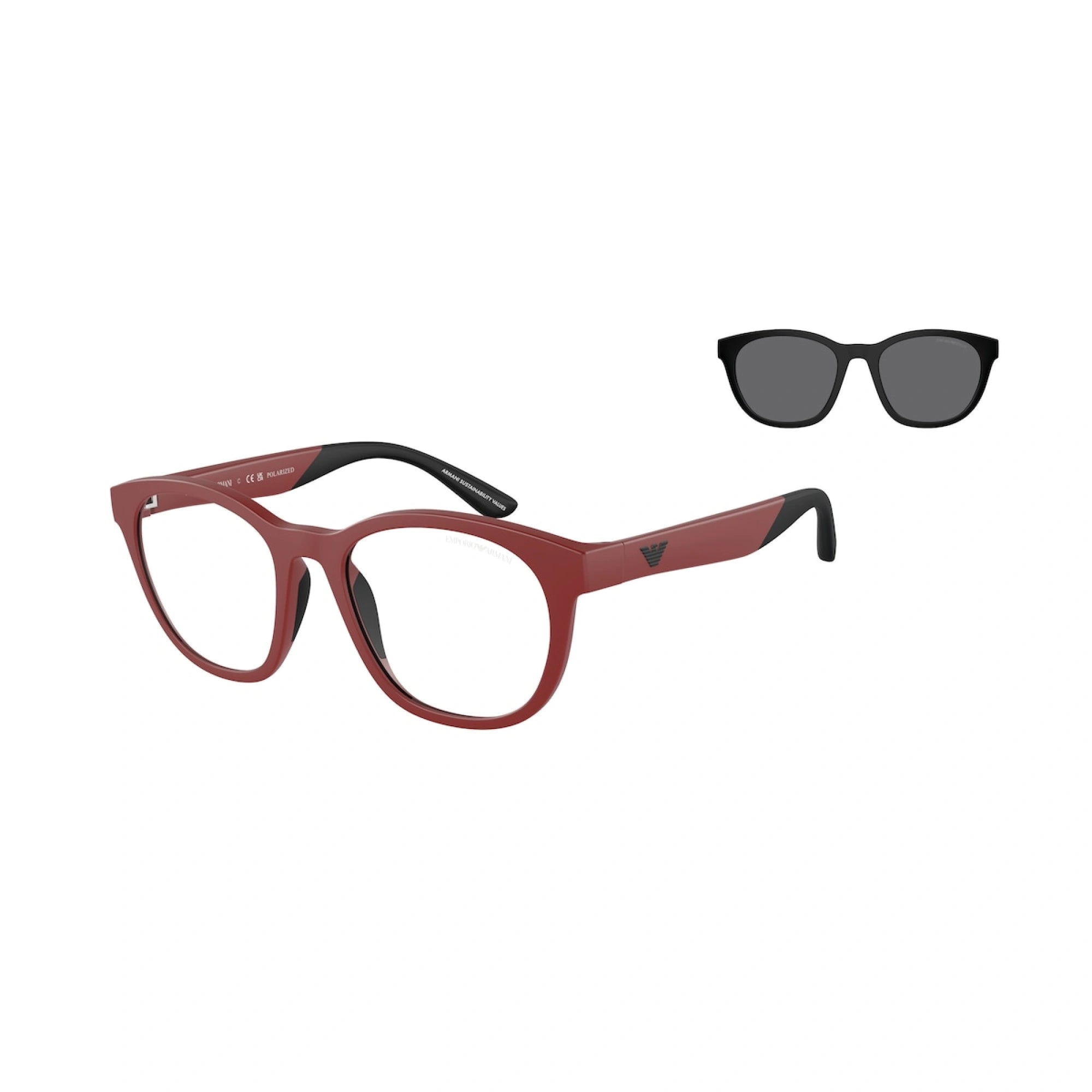 EMPORIO ARMANI EK 4001 - 50771W ROSSO OPACO | OCCHIALE DA SOLE BAMBINO | CALIBRO 47
