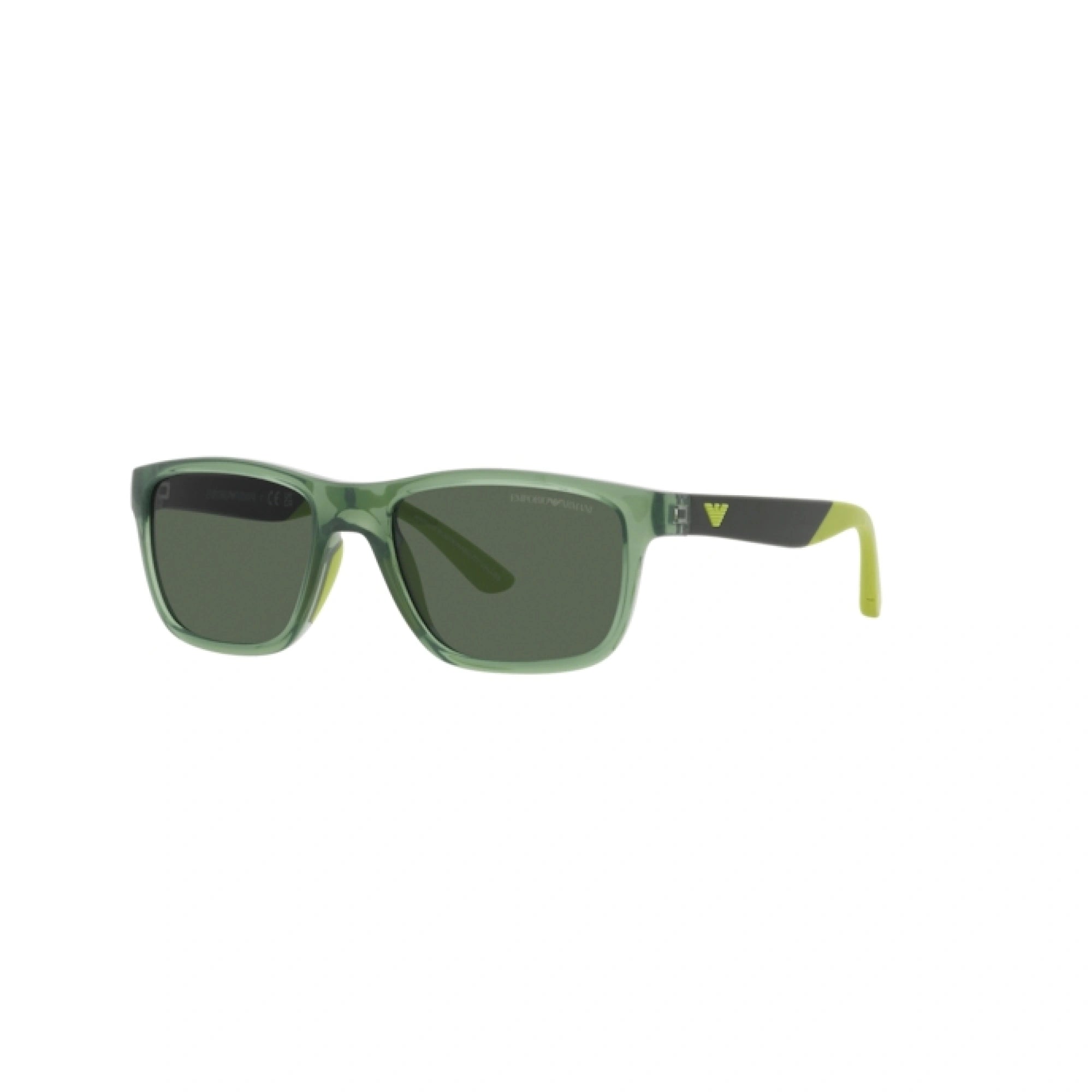 EMPORIO ARMANI EK 4002 - 535971 VERDE BRILLANTE TRASPARENTE | OCCHIALE DA SOLE BAMBINO | CALIBRO 48