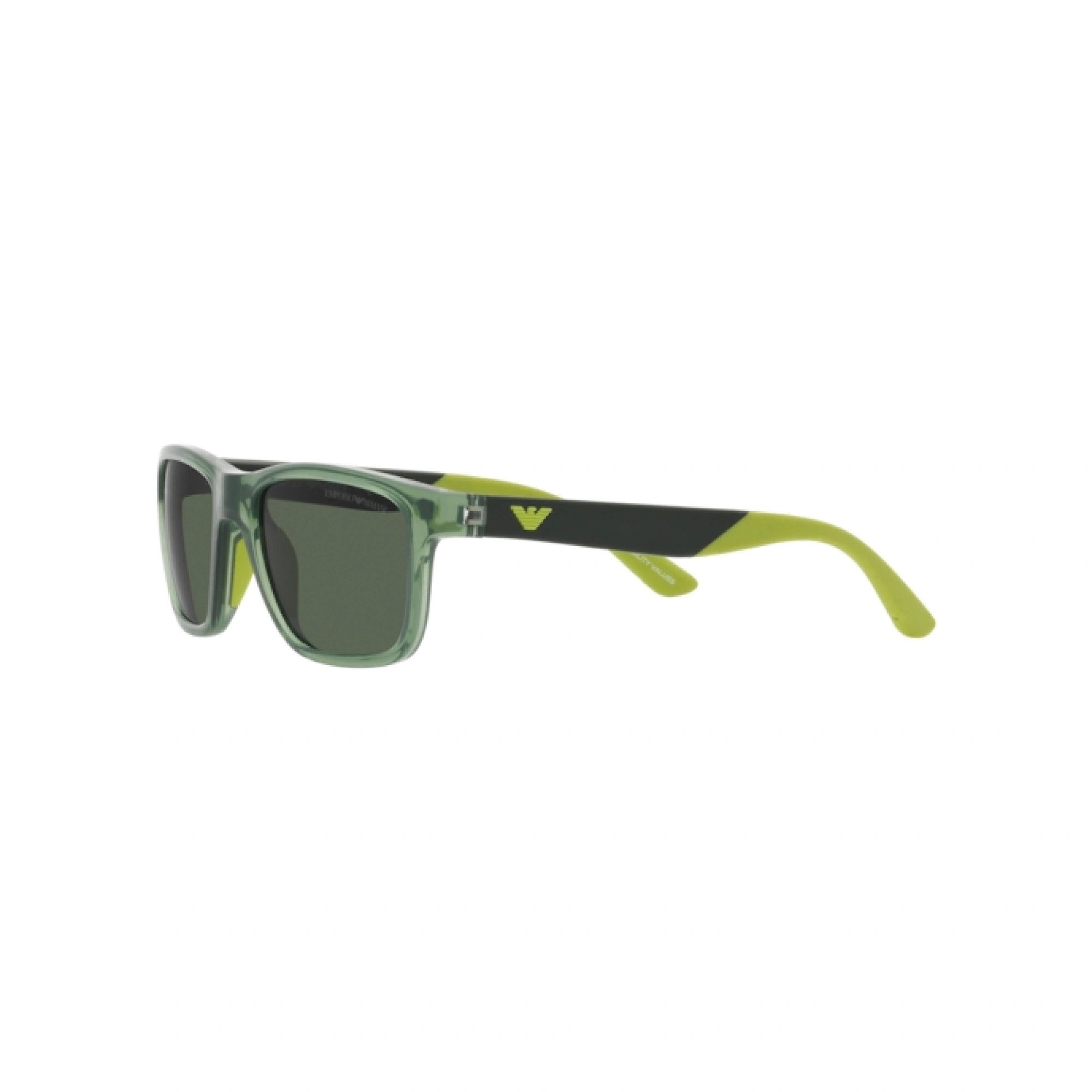 EMPORIO ARMANI EK 4002 - 535971 VERDE BRILLANTE TRASPARENTE | OCCHIALE DA SOLE BAMBINO | CALIBRO 48