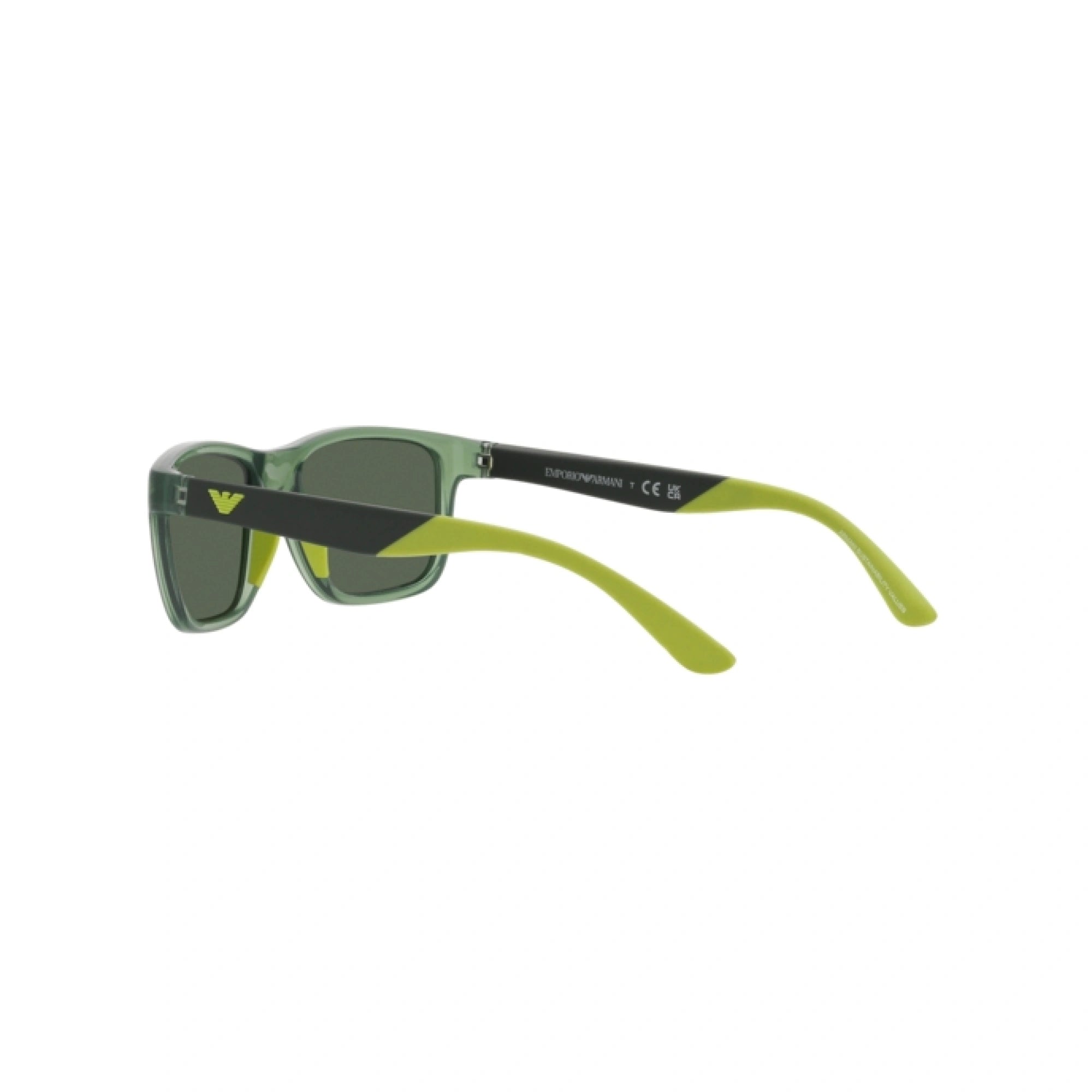 EMPORIO ARMANI EK 4002 - 535971 VERDE BRILLANTE TRASPARENTE | OCCHIALE DA SOLE BAMBINO | CALIBRO 48