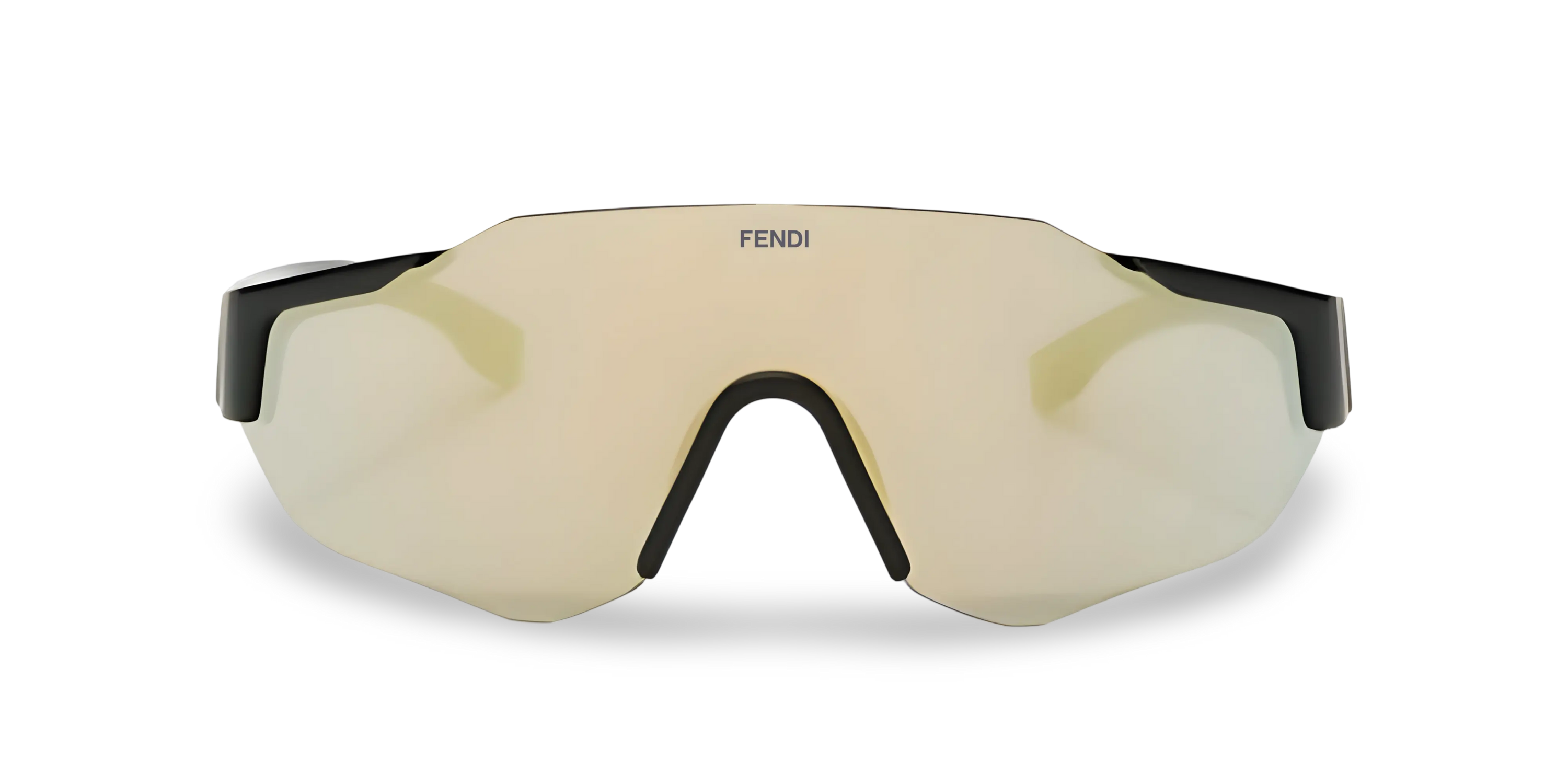 OCCHIALI DA SOLE A MASCHERINA NERI - 00-0-140 MM