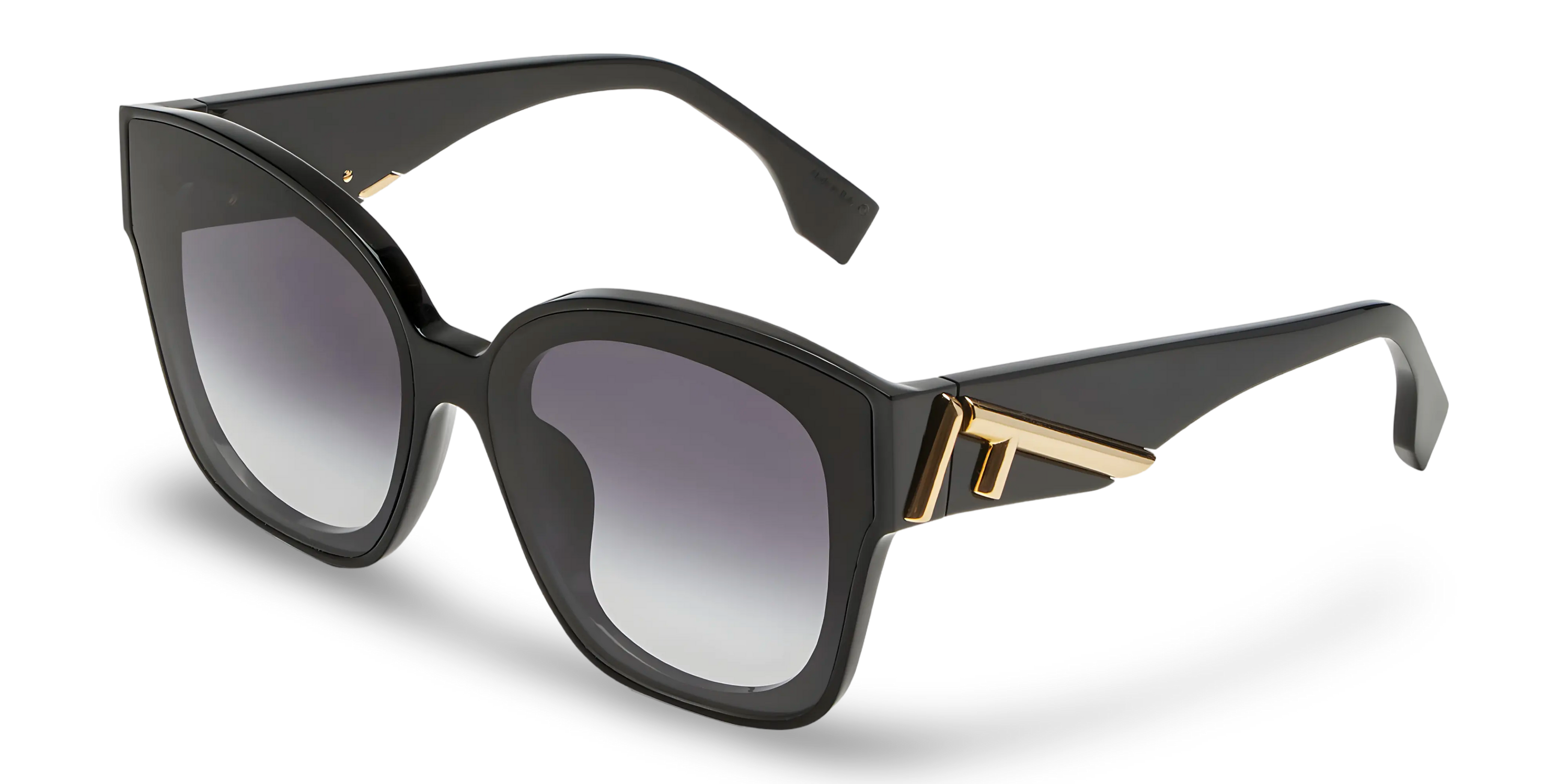 OCCHIALI DA SOLE A FARFALLA NERI - 63-15-140 MM