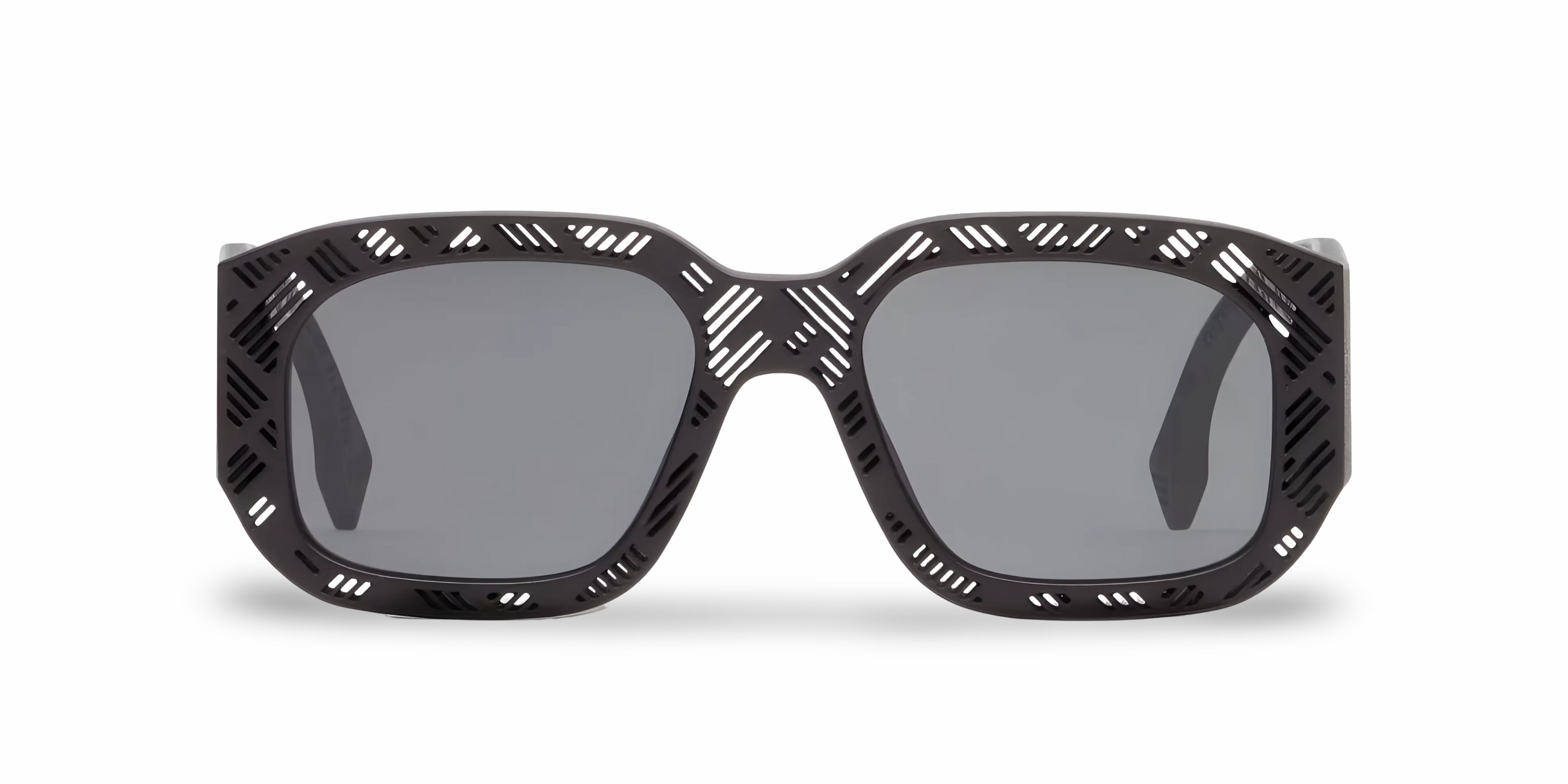 OCCHIALI DA SOLE GEOMETRICI NERI - 52-19-145 MM