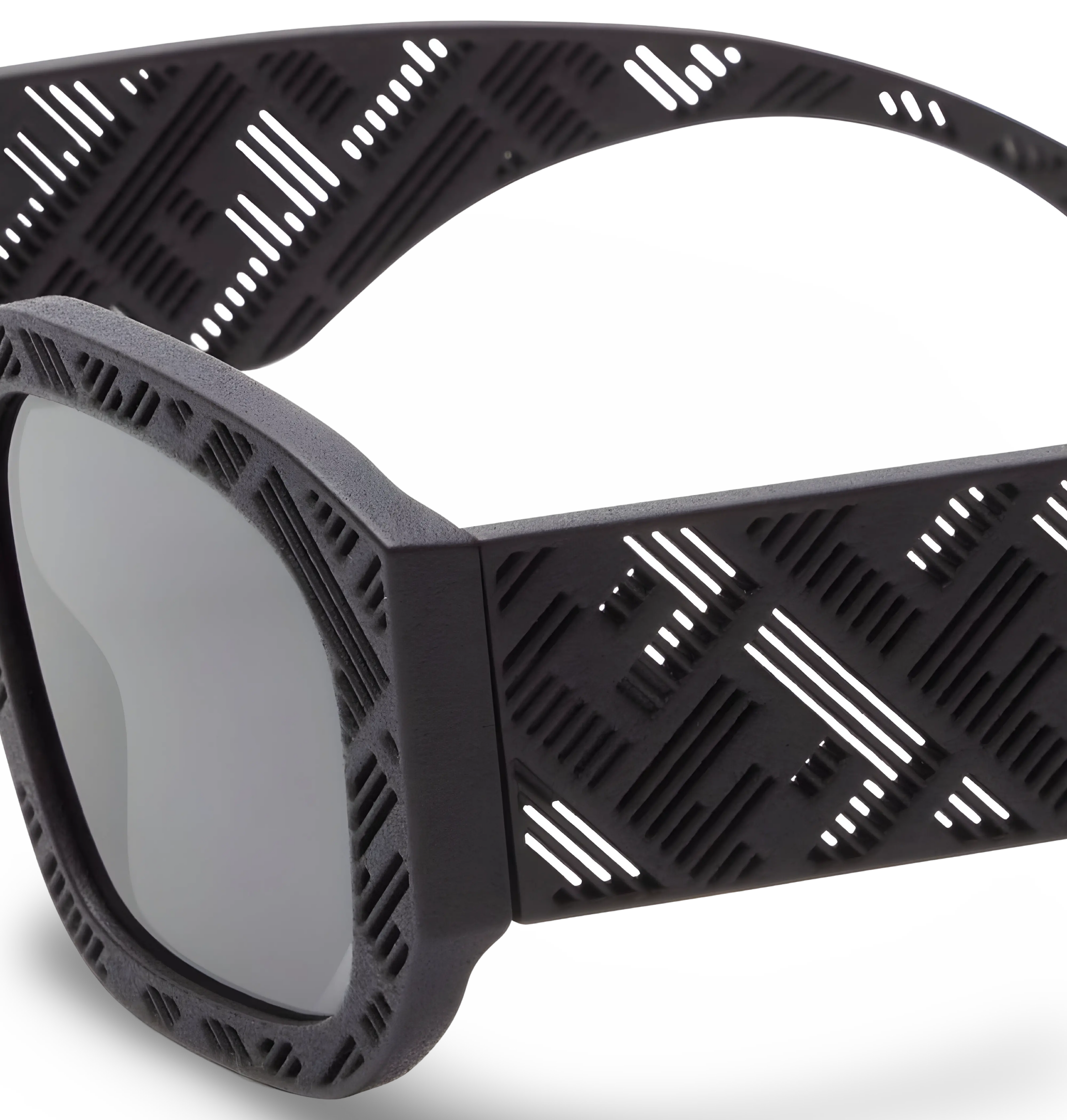 OCCHIALI DA SOLE GEOMETRICI NERI - 52-19-145 MM