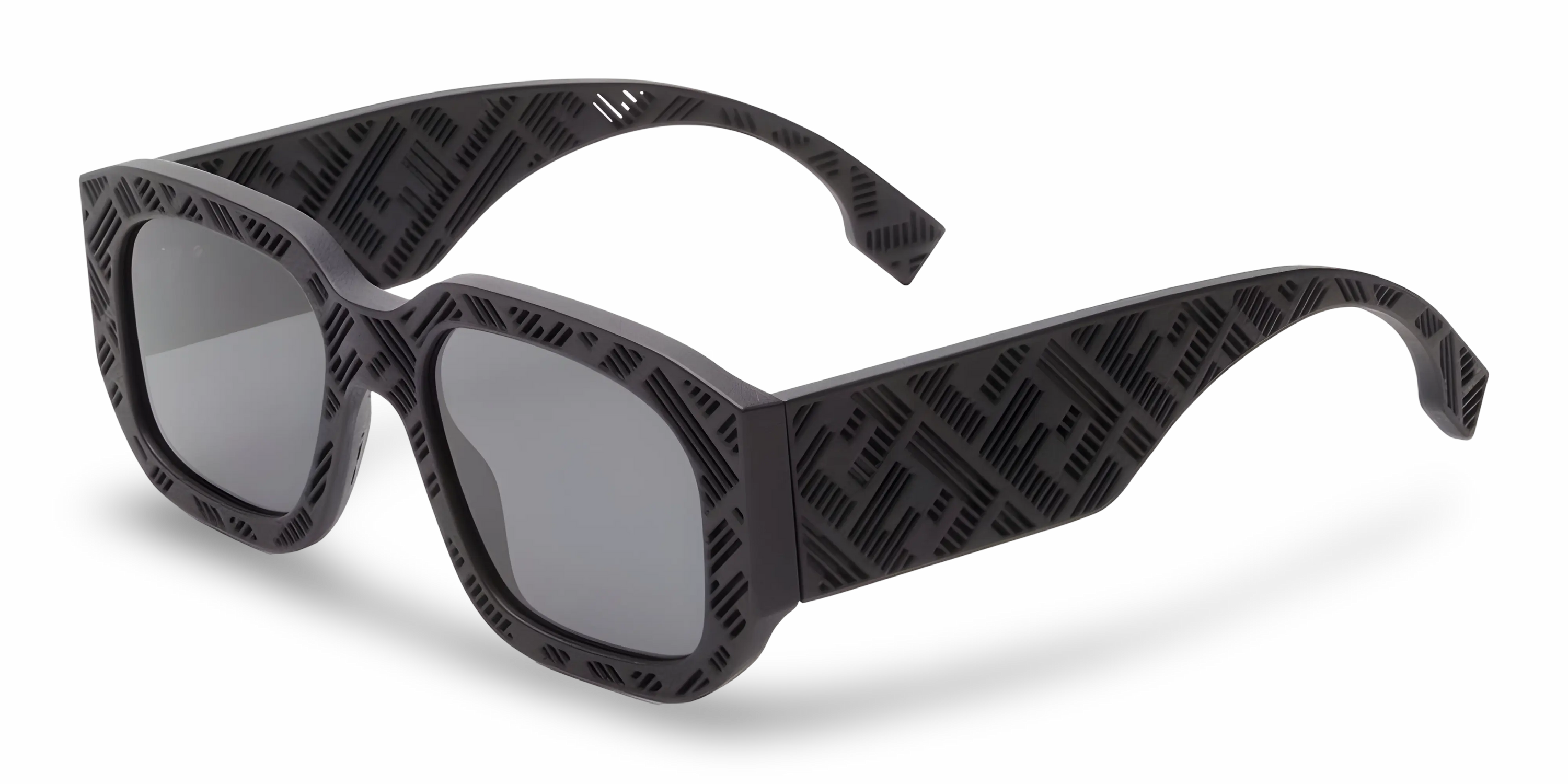 OCCHIALI DA SOLE GEOMETRICI NERI - 52-19-145 MM