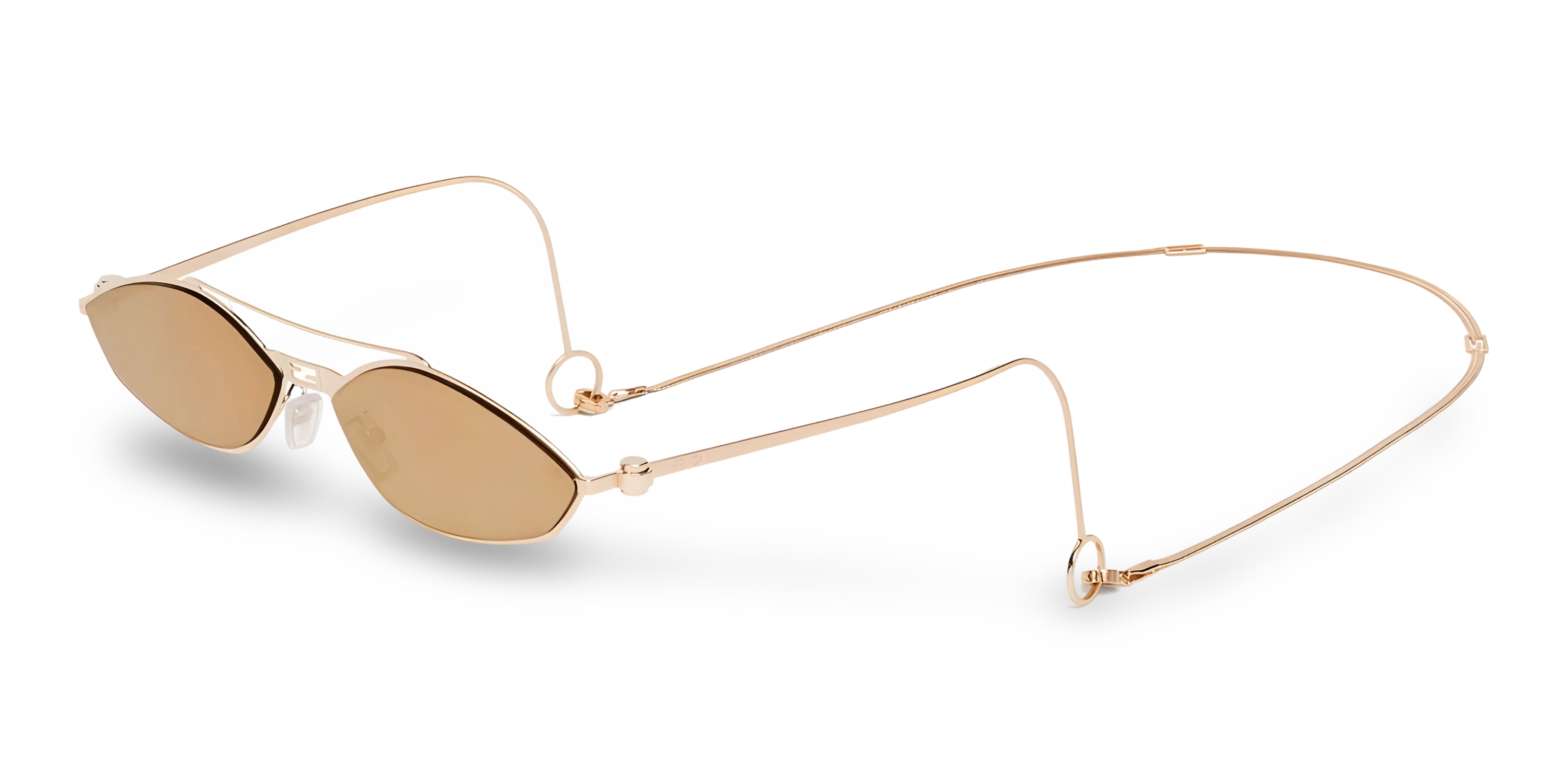 OCCHIALI DA SOLE OVALI ORO - 57-14-155 MM