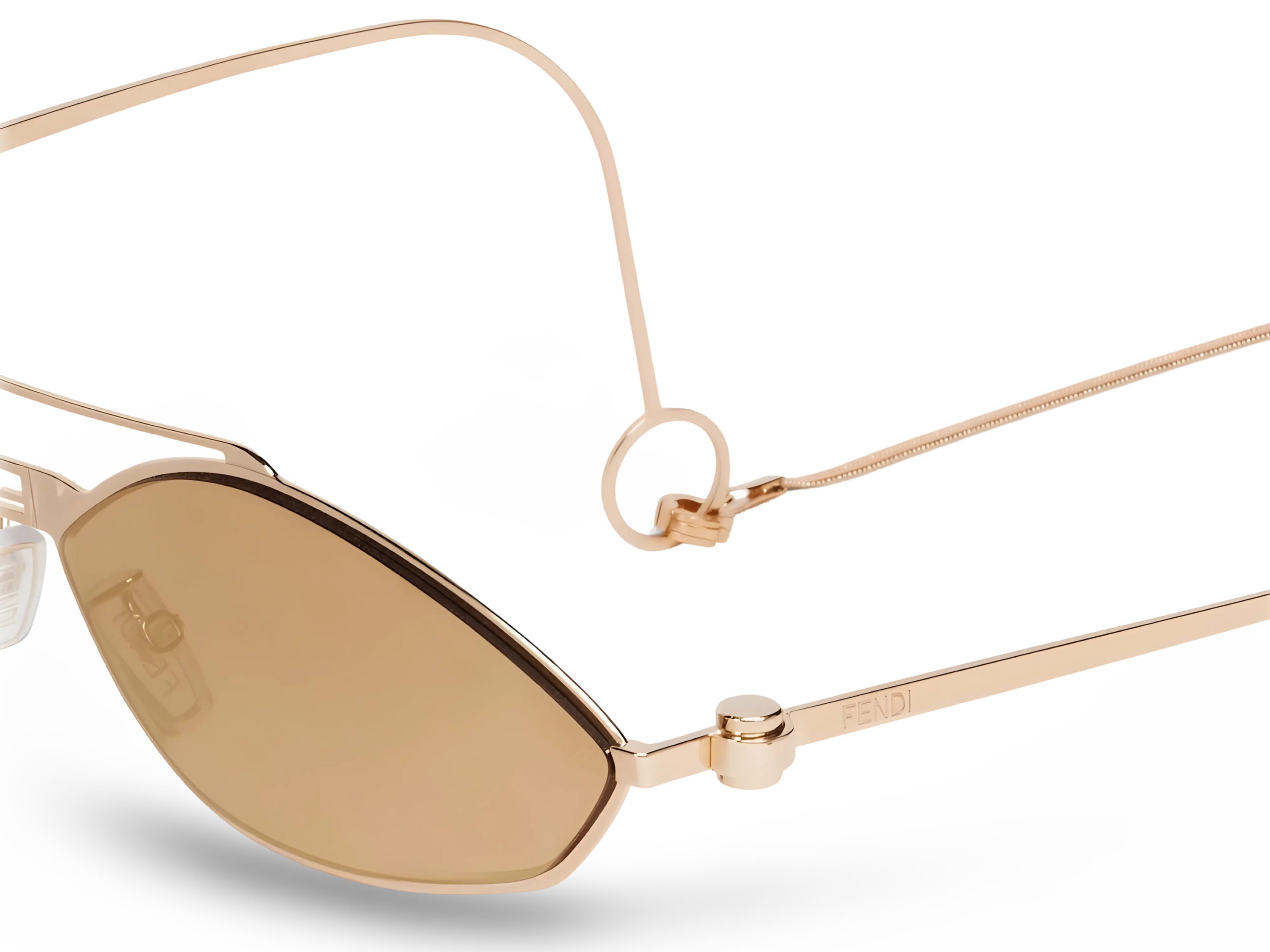 OCCHIALI DA SOLE OVALI ORO - 57-14-155 MM