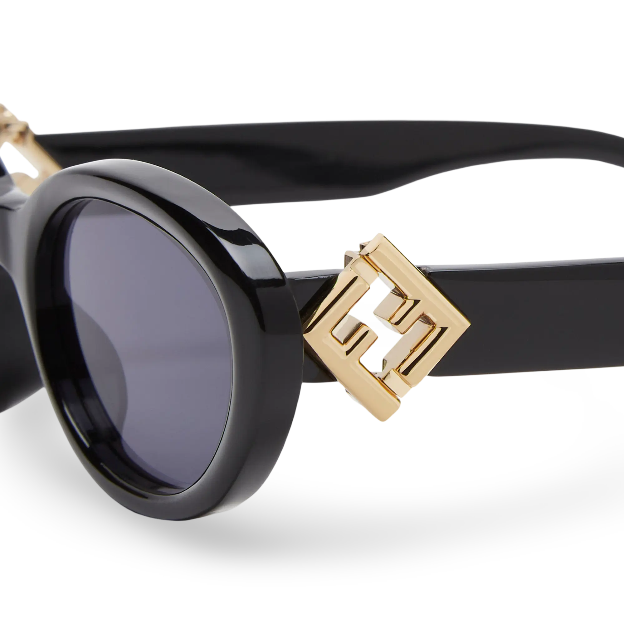 OCCHIALI DA SOLE A FARFALLA NERI - 53-18-135 MM