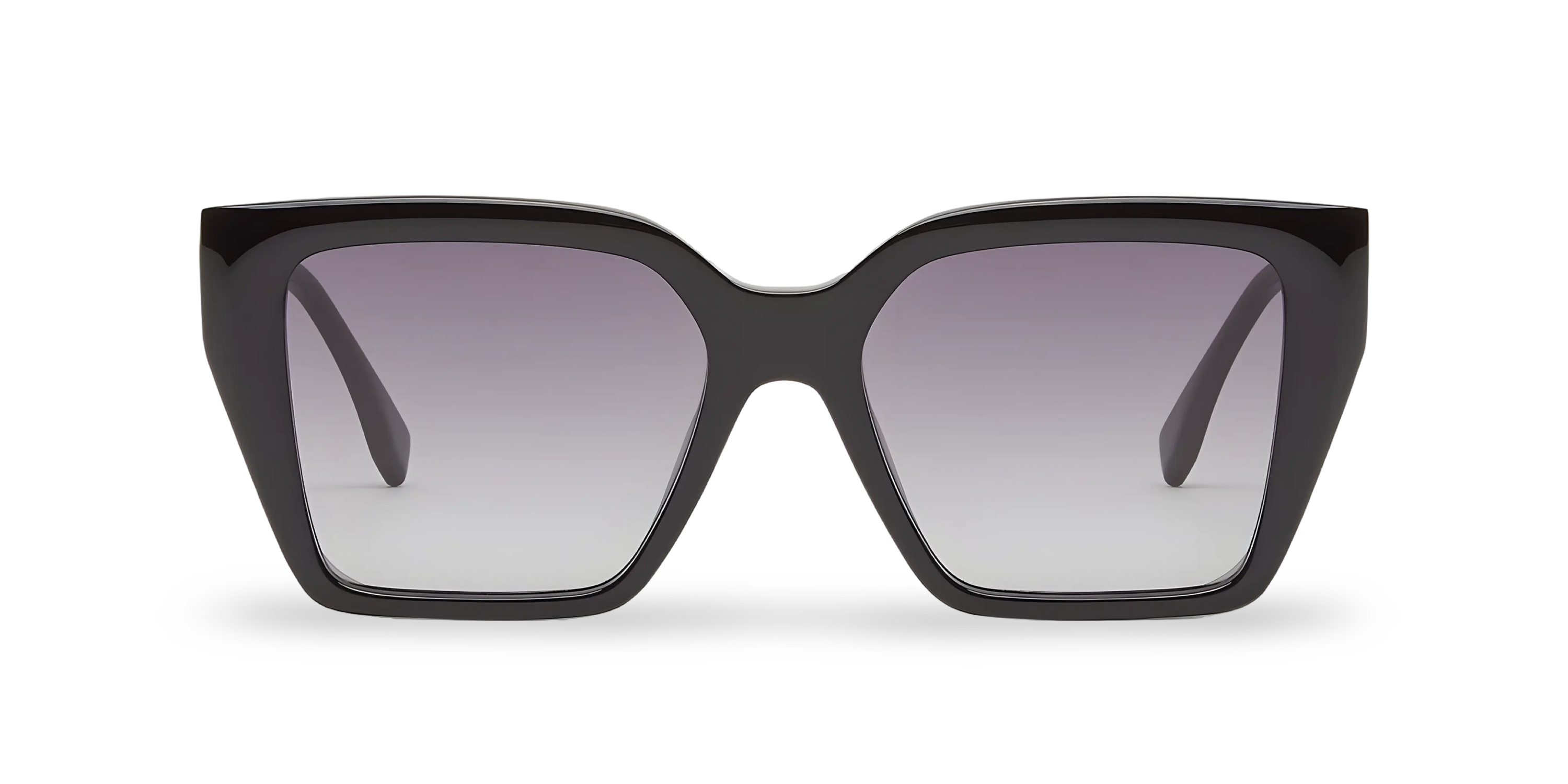 OCCHIALI DA SOLE SQUADRATI NERI - 54-18-140 MM