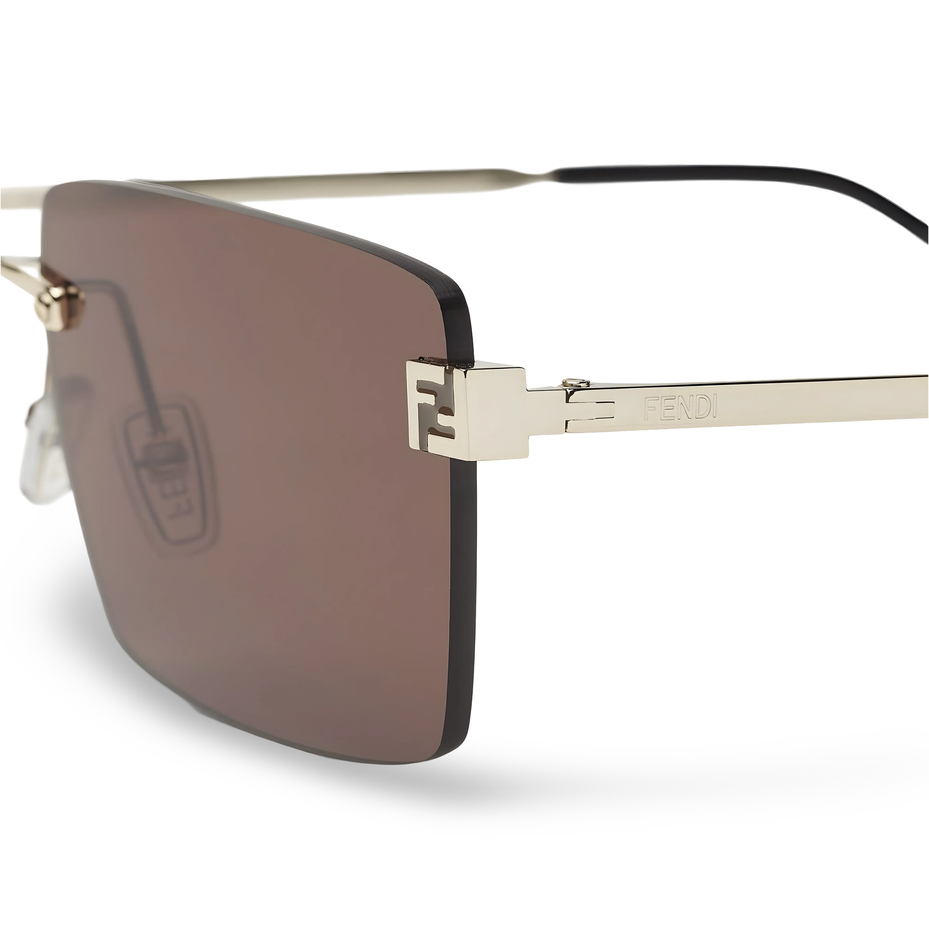 OCCHIALI DA SOLE RETTANGOLARI ORO - 60-13-145 MM