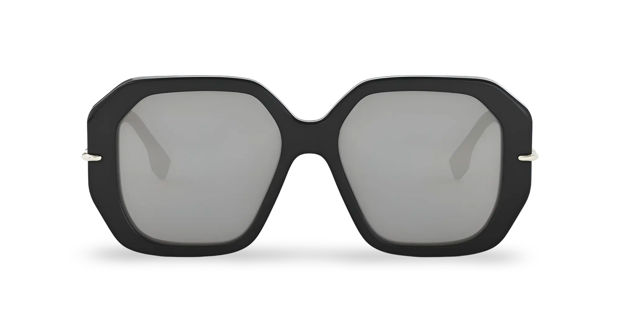 OCCHIALI DA SOLE SQUADRATI NERI - 54-16-140 MM