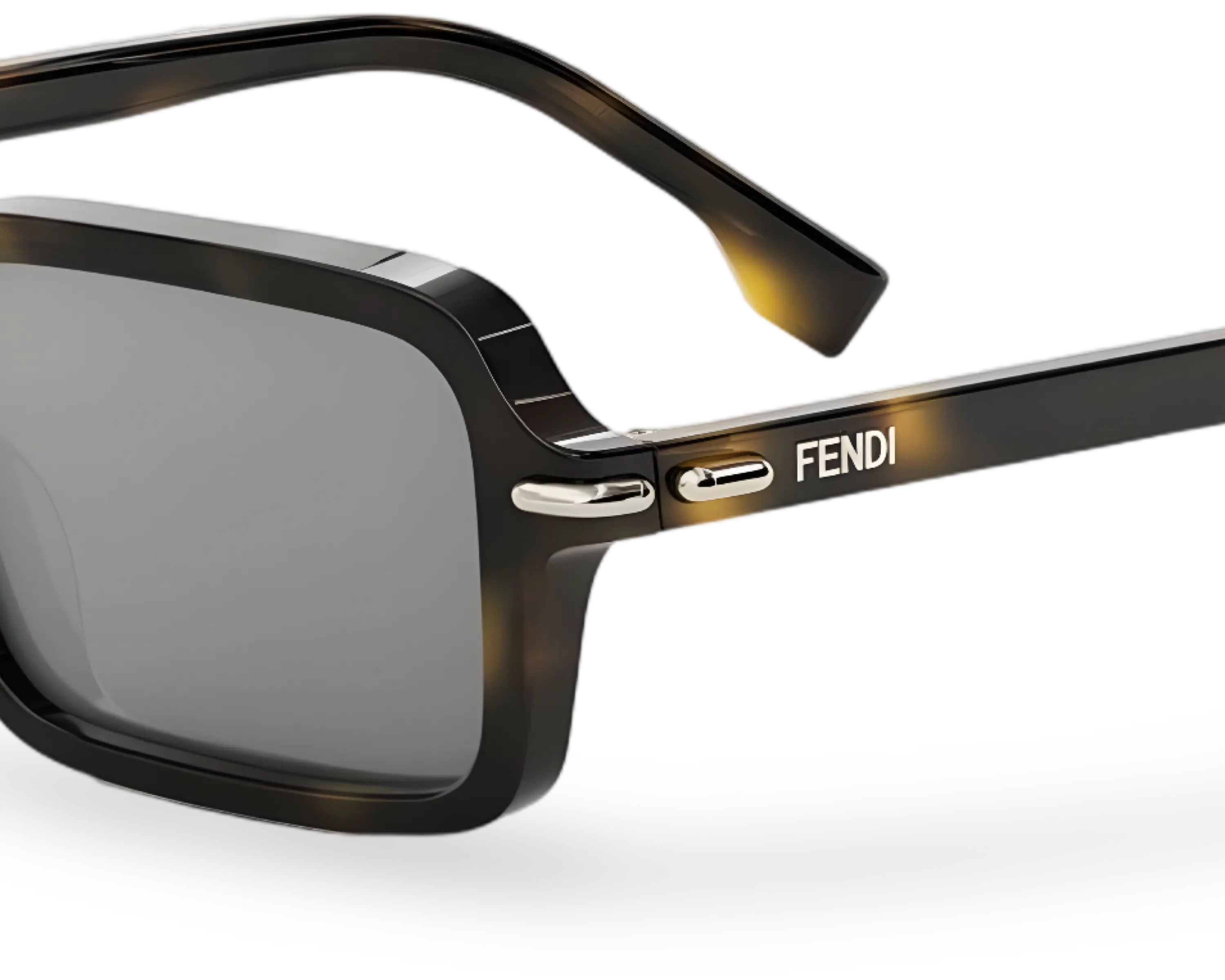 OCCHIALI DA SOLE RETTANGOLARI HAVANA - 51-17-140 MM