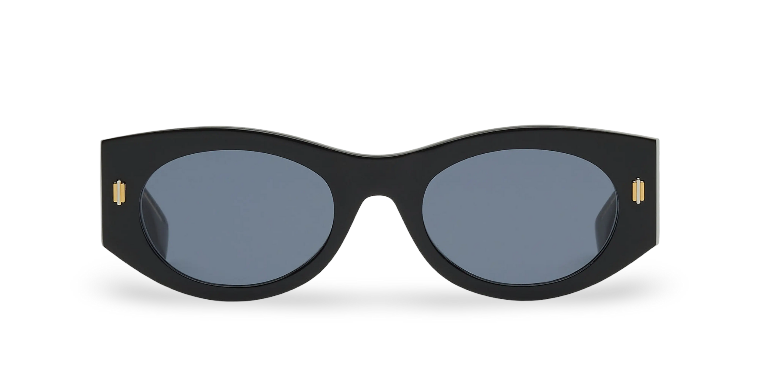 OCCHIALI DA SOLE OVALI NERI - 52-21-145 MM