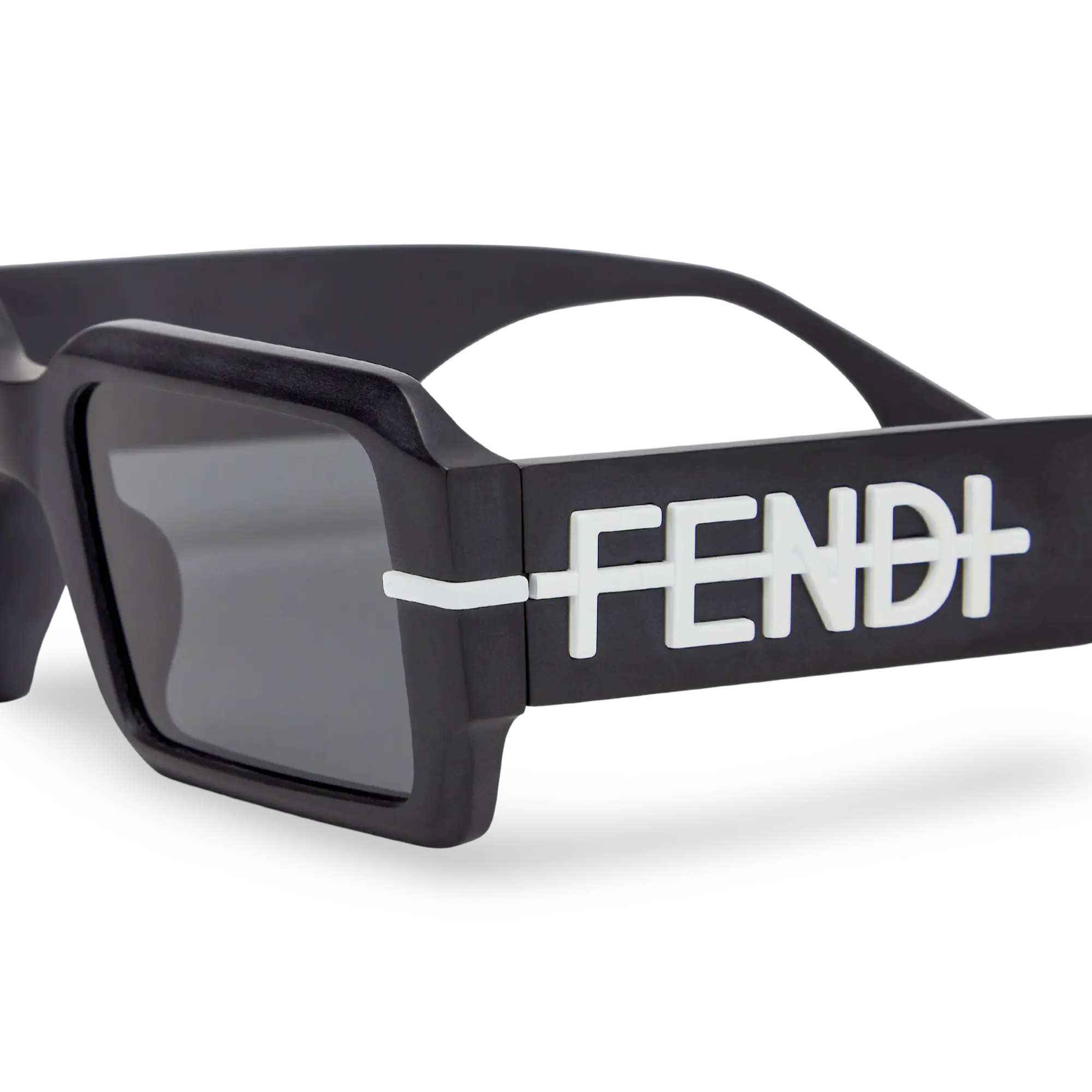 OCCHIALI DA SOLE RETTANGOLARI NERI OPACHI - 52-21-145 MM