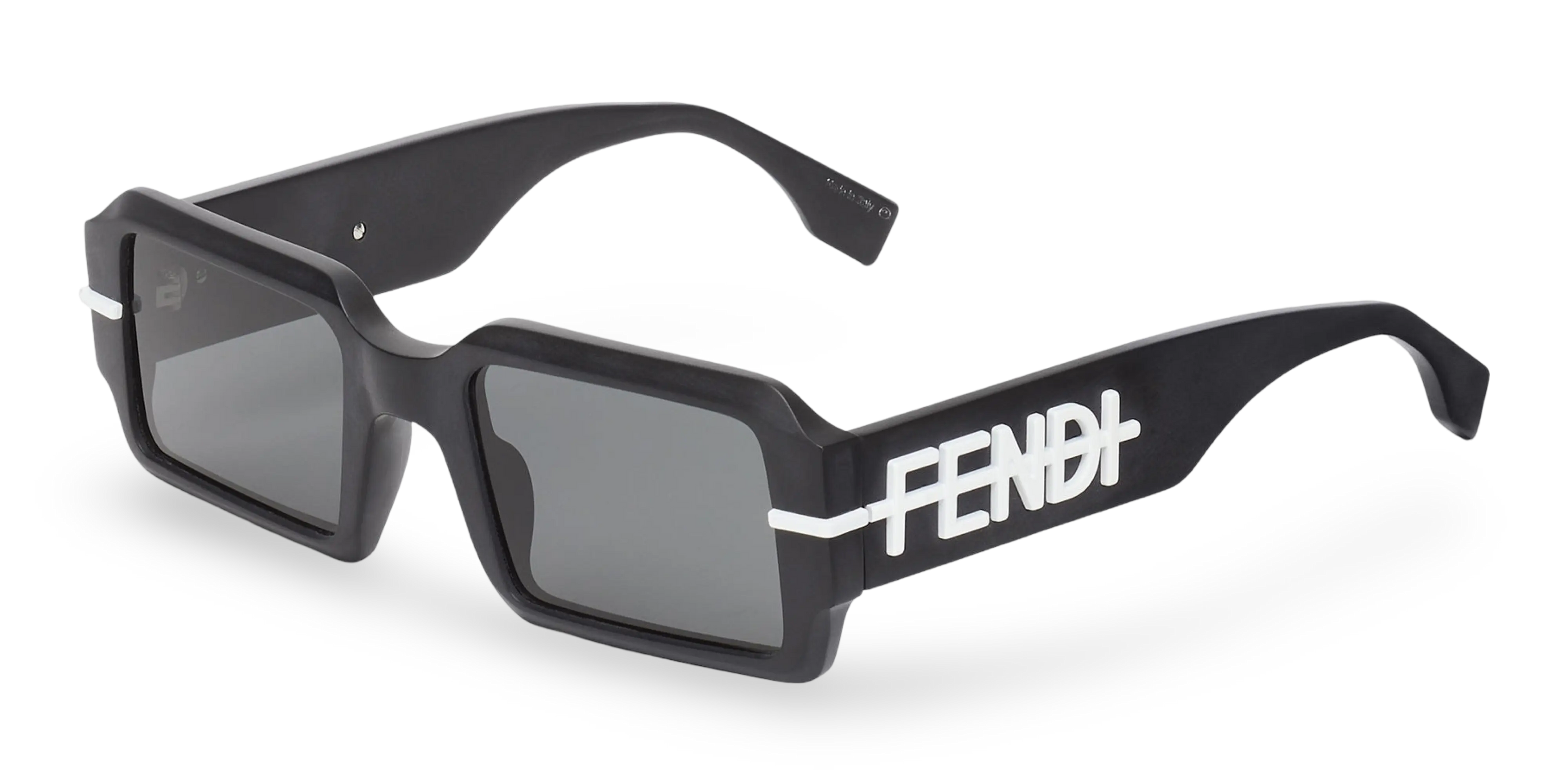 OCCHIALI DA SOLE RETTANGOLARI NERI OPACHI - 52-21-145 MM