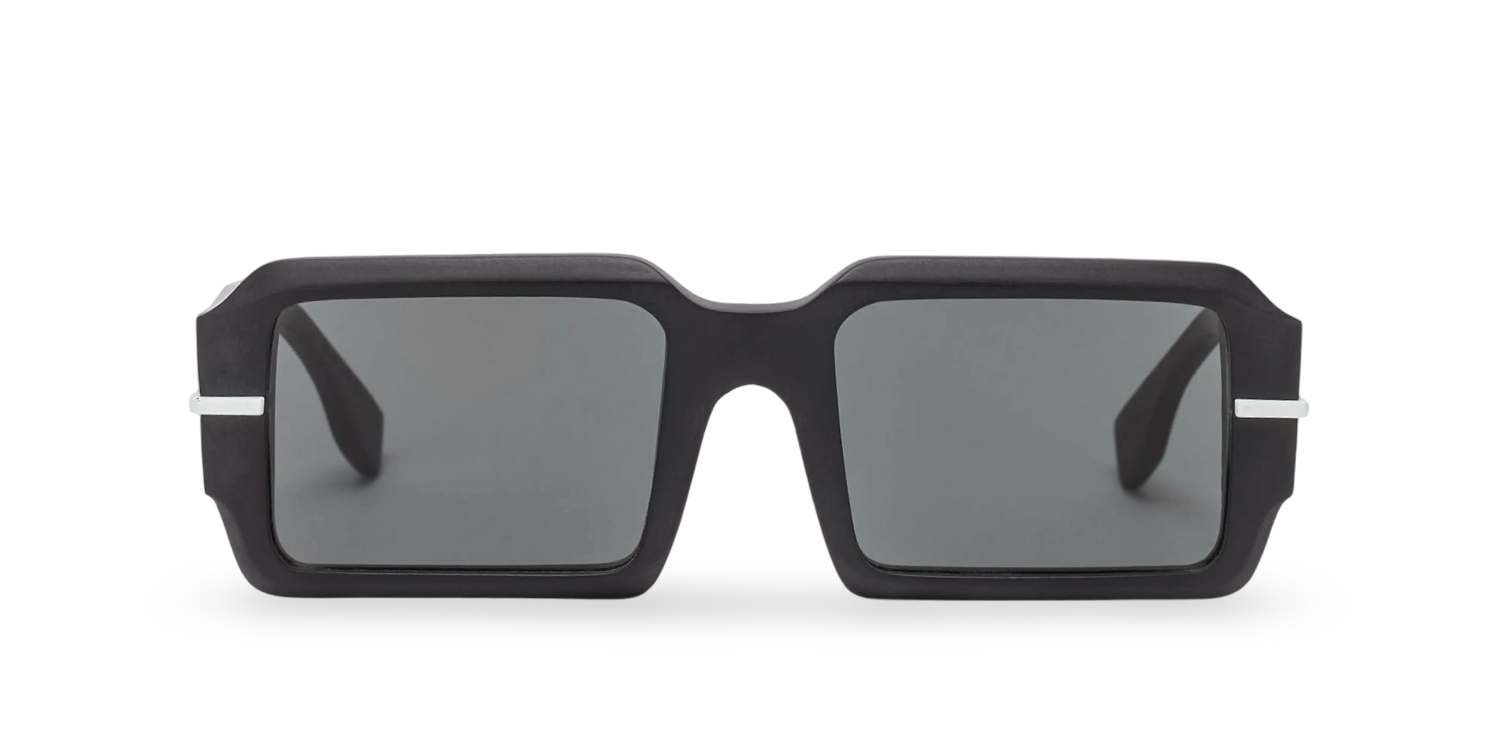 OCCHIALI DA SOLE RETTANGOLARI NERI OPACHI - 52-21-145 MM