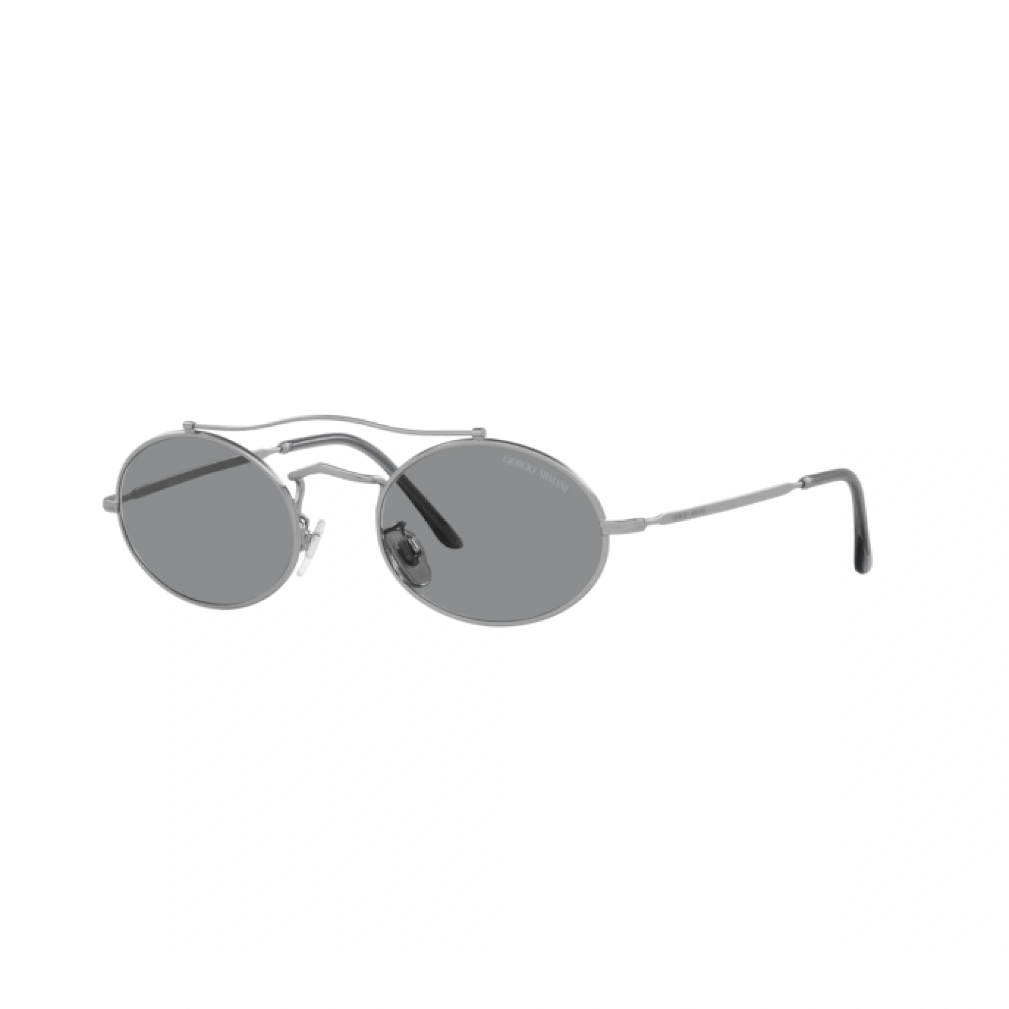 GIORGIO ARMANI AR 115SM - 304502 ARGENTO OPACO | OCCHIALE DA SOLE UOMO | CALIBRO 51