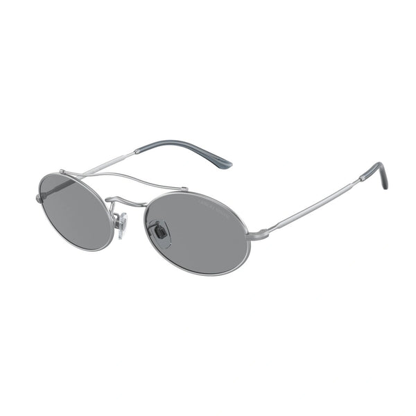 GIORGIO ARMANI AR 115SM - 304502 ARGENTO OPACO | OCCHIALE DA SOLE UOMO | CALIBRO 51