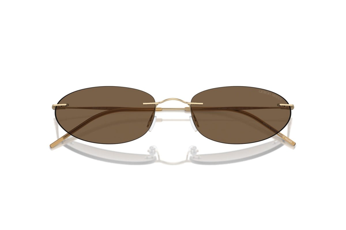 OCCHIALE DA SOLE DONNA | GIORGIO ARMANI AR 1508M - 300273 ORO PALLIDO OPACO - CALIBRO 58