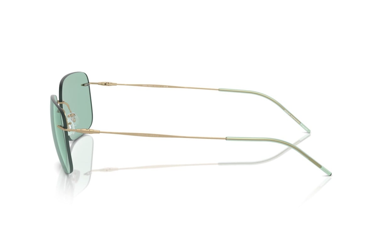 OCCHIALE DA SOLE UOMO | GIORGIO ARMANI AR 1512M - 30022A ORO PALLIDO OPACO - CALIBRO 58
