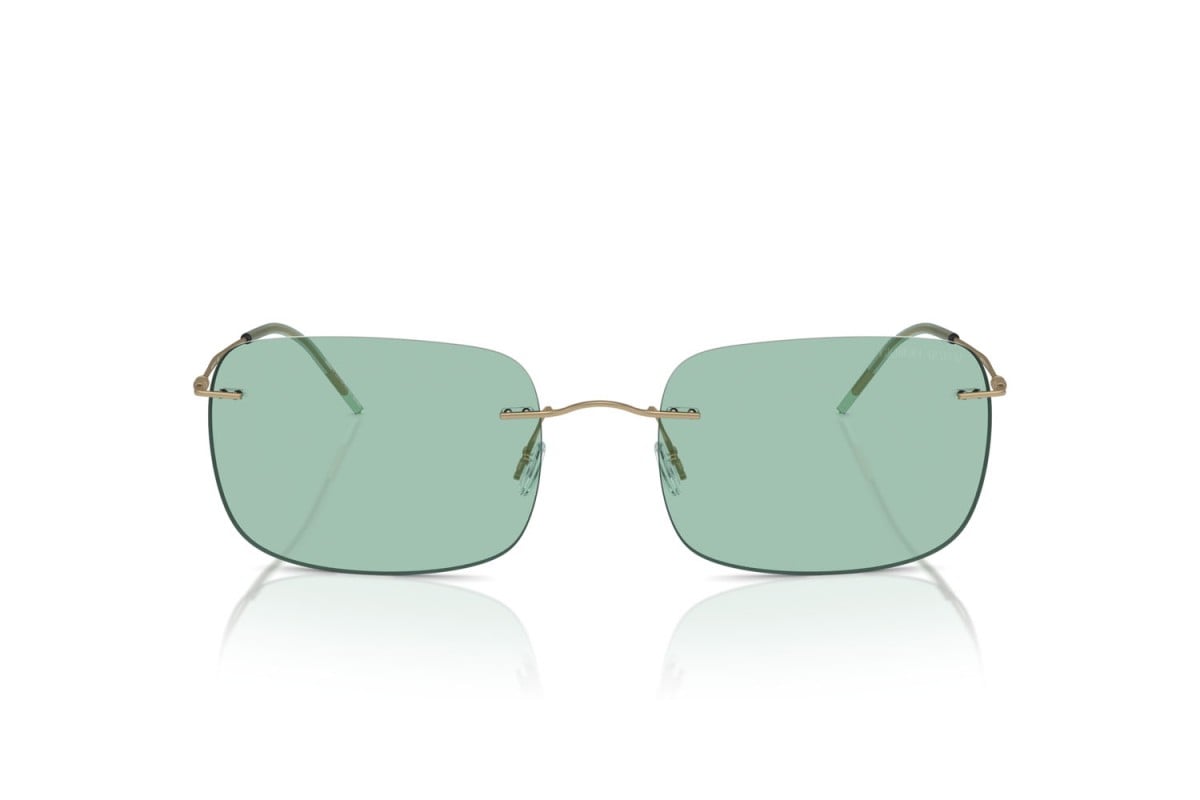 OCCHIALE DA SOLE UOMO | GIORGIO ARMANI AR 1512M - 30022A ORO PALLIDO OPACO - CALIBRO 58