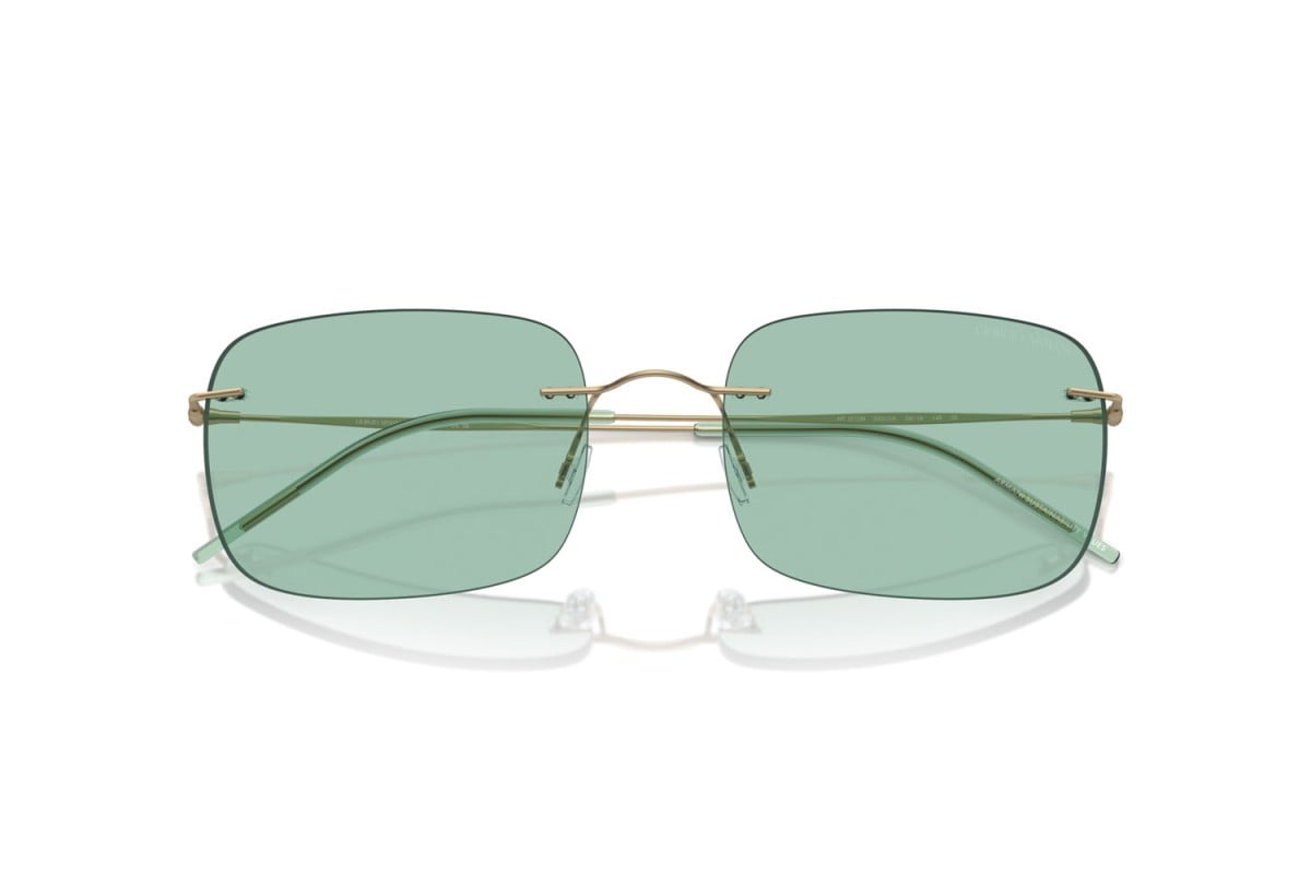 OCCHIALE DA SOLE UOMO | GIORGIO ARMANI AR 1512M - 30022A ORO PALLIDO OPACO - CALIBRO 58