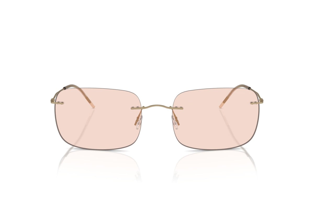 OCCHIALE DA SOLE UOMO | GIORGIO ARMANI AR 1512M - 300273 ORO PALLIDO OPACO - CALIBRO 58